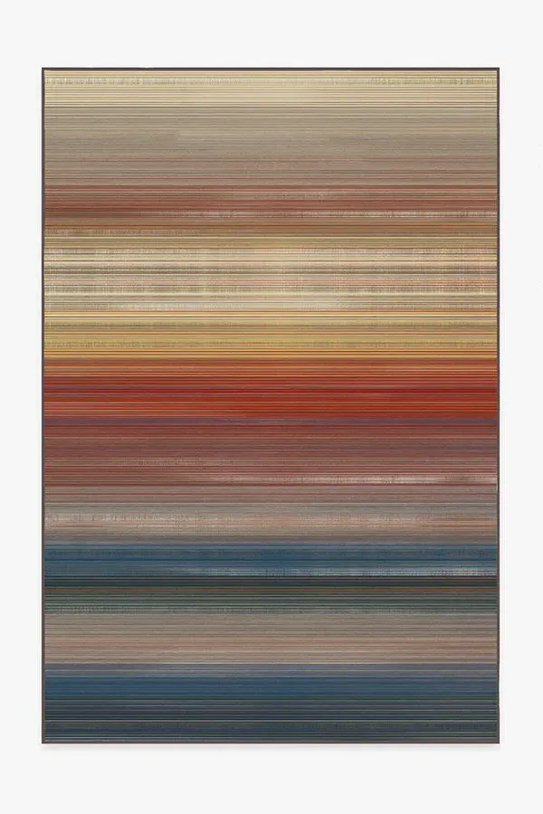 Large Area Rug Machine Washable - Multicolour