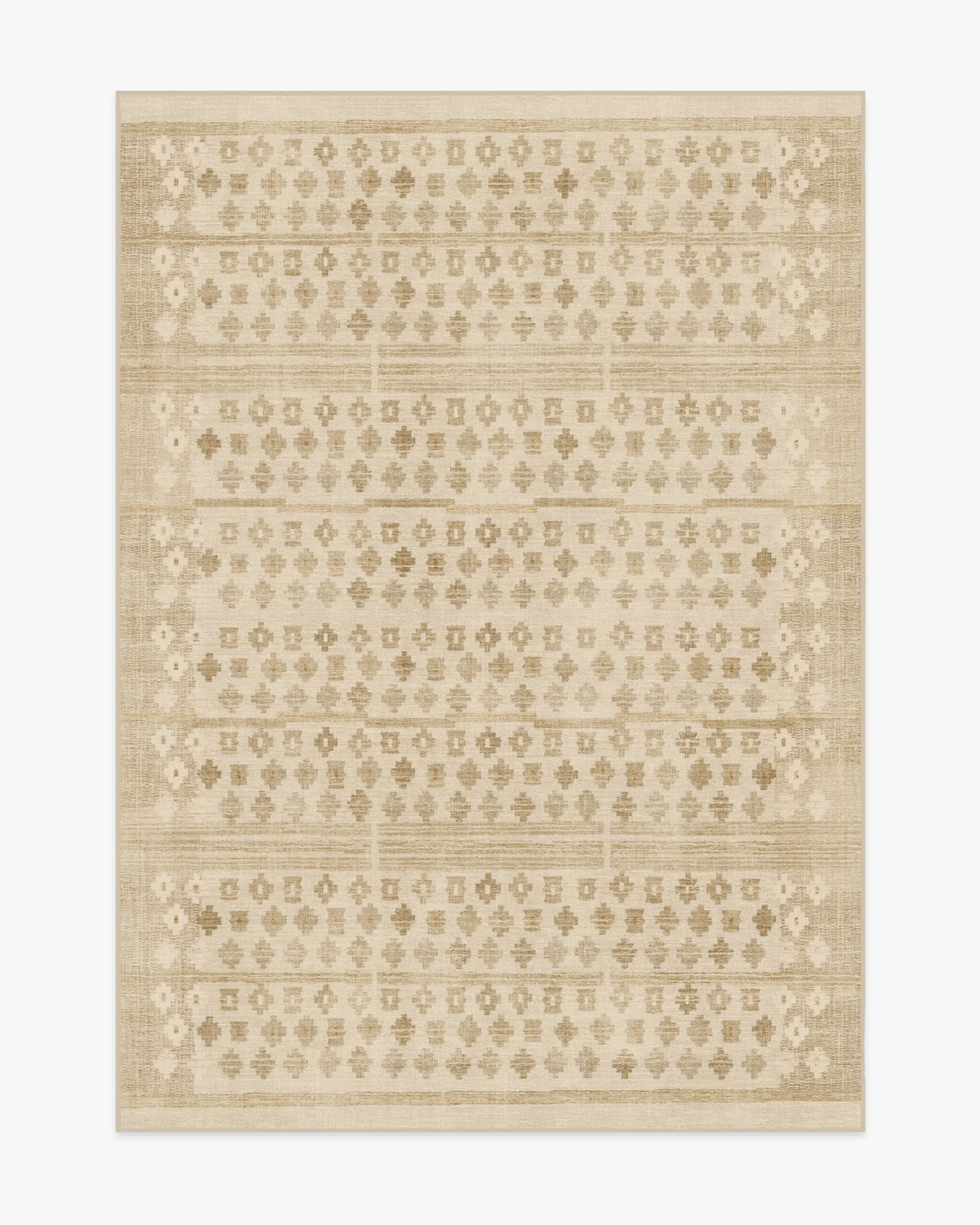 Large Area Rug Machine Washable - Natural