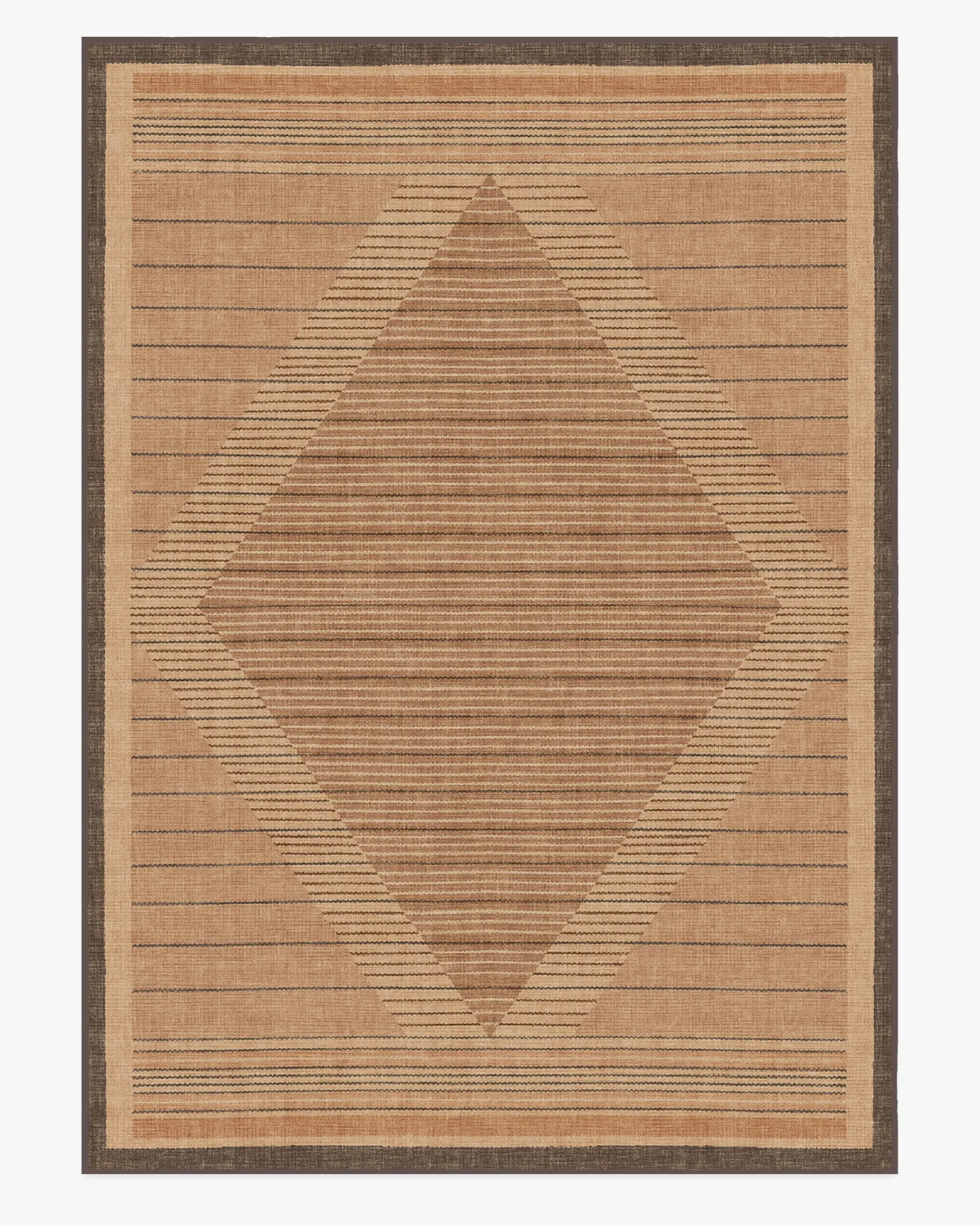 Large Area Rug Machine Washable - Natural Clay