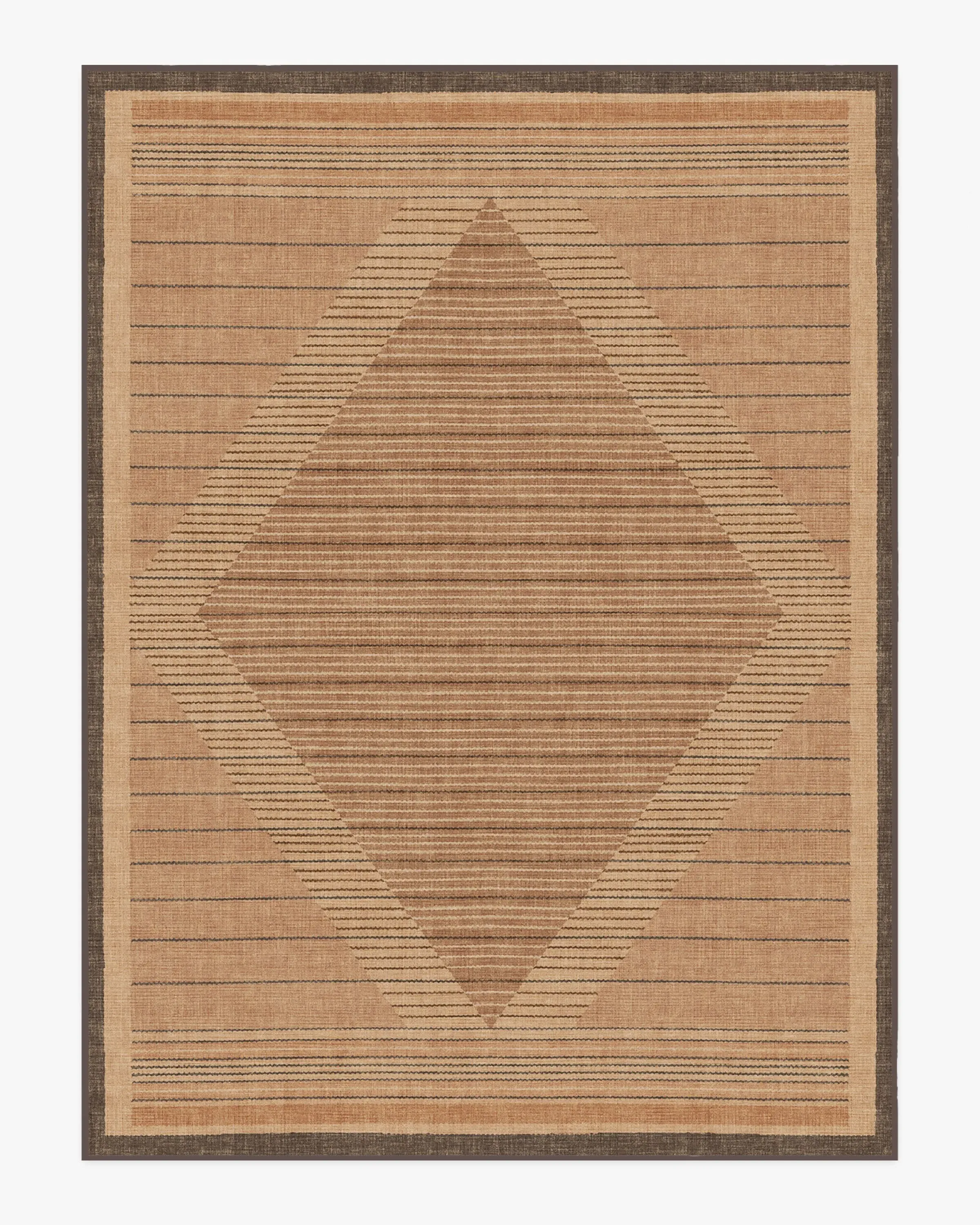Large Area Rug Machine Washable - Natural Clay
