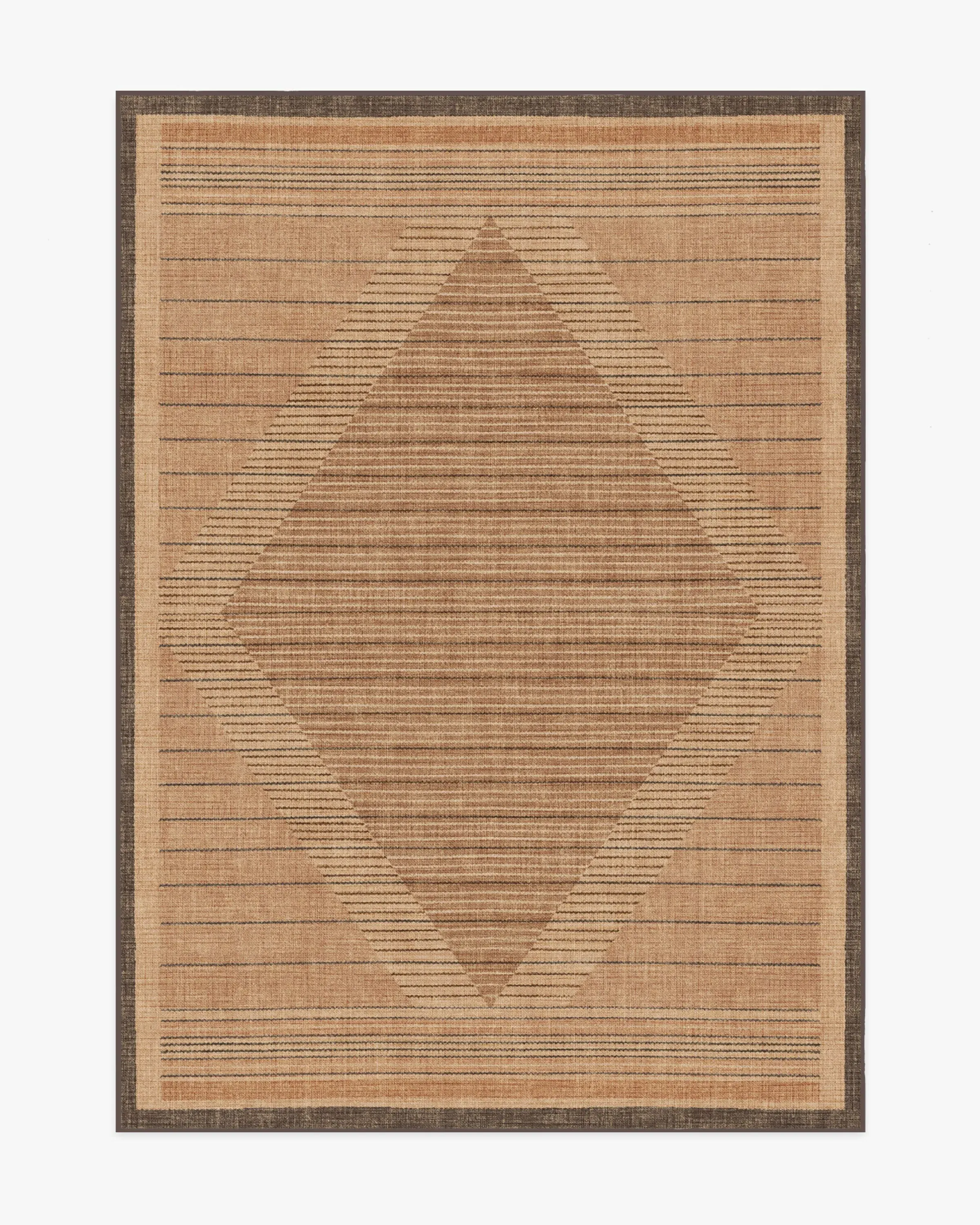 Large Area Rug Machine Washable - Natural Clay