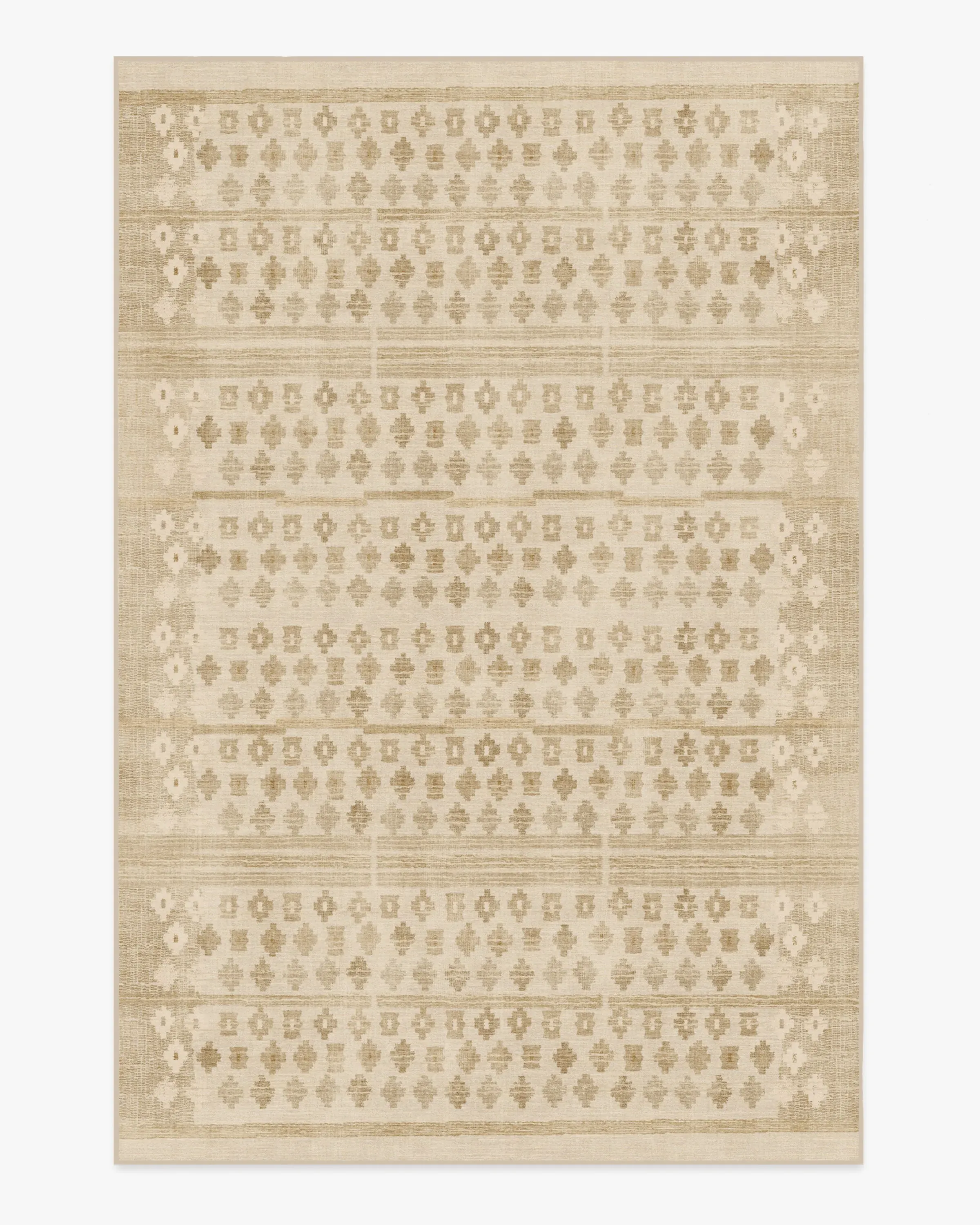 Large Area Rug Machine Washable - Natural