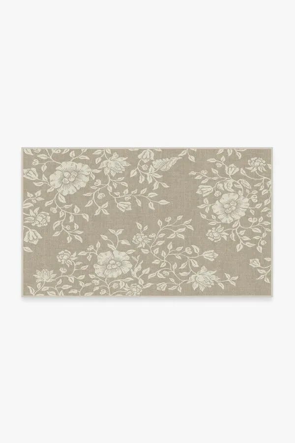 Large Area Rug Machine Washable - Natural Stone