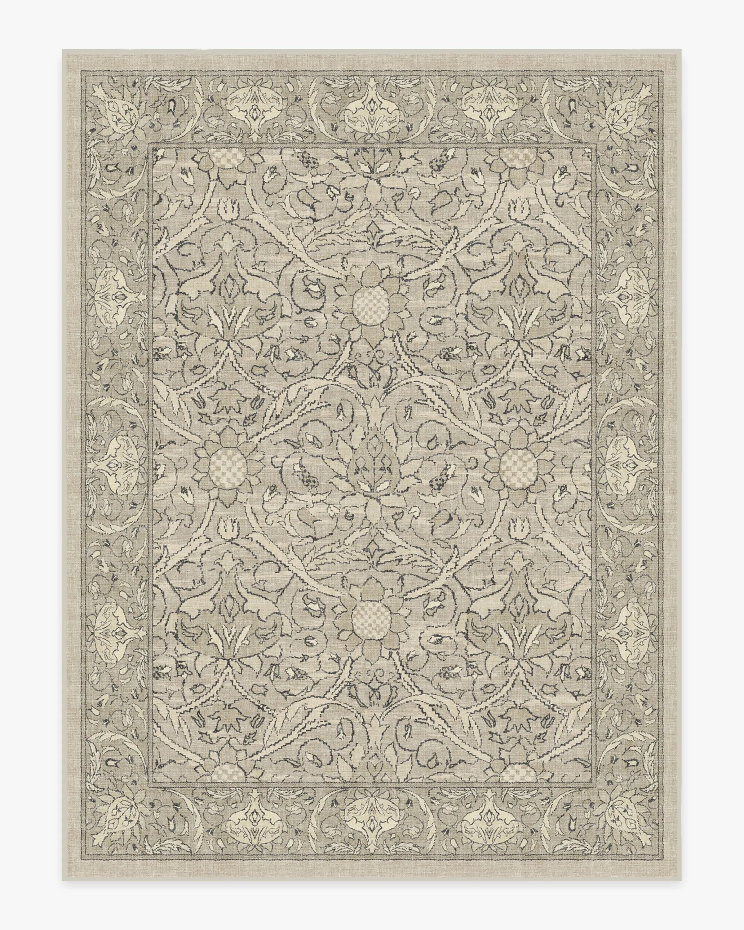 Large Area Rug Machine Washable - Natural Stone