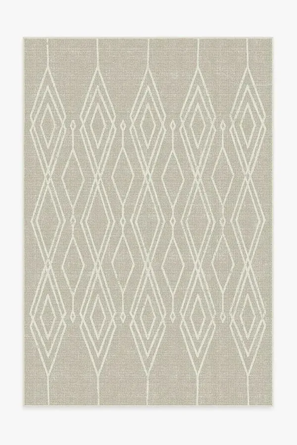 Large Area Rug Machine Washable - Natural