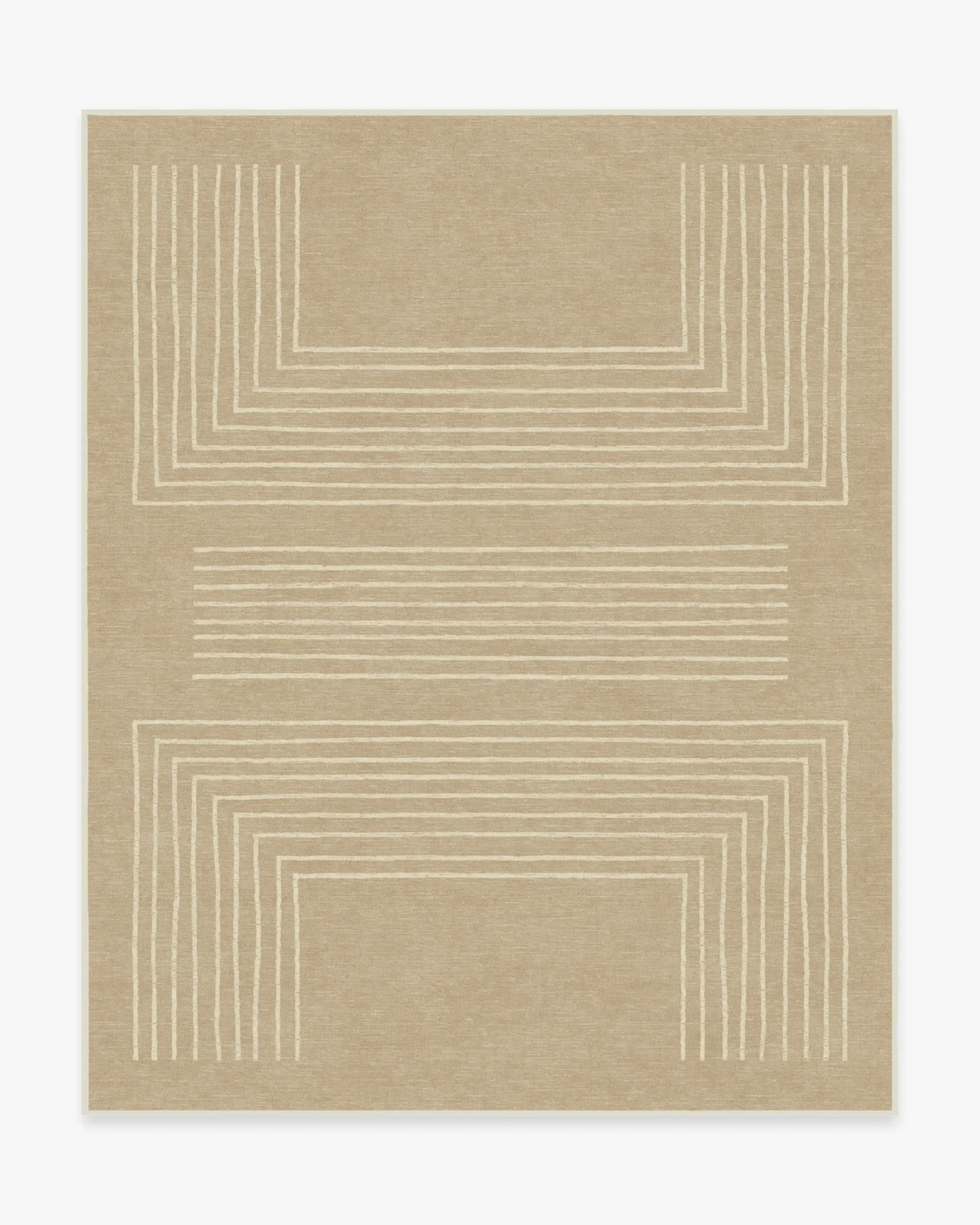 Large Area Rug Machine Washable - Natural