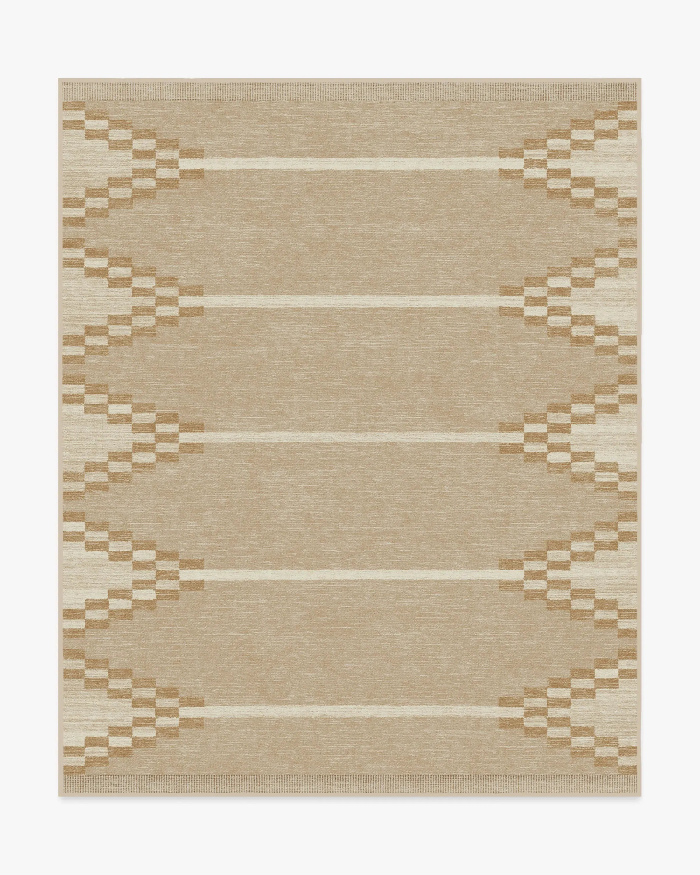 Large Area Rug Machine Washable - Natural