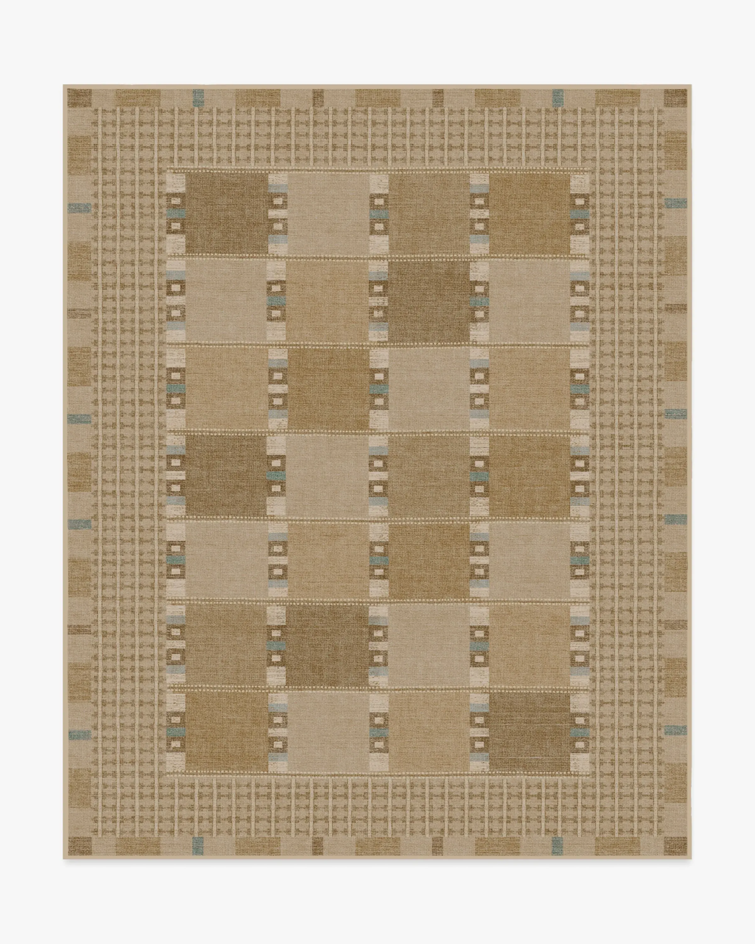Large Area Rug Machine Washable - Natural