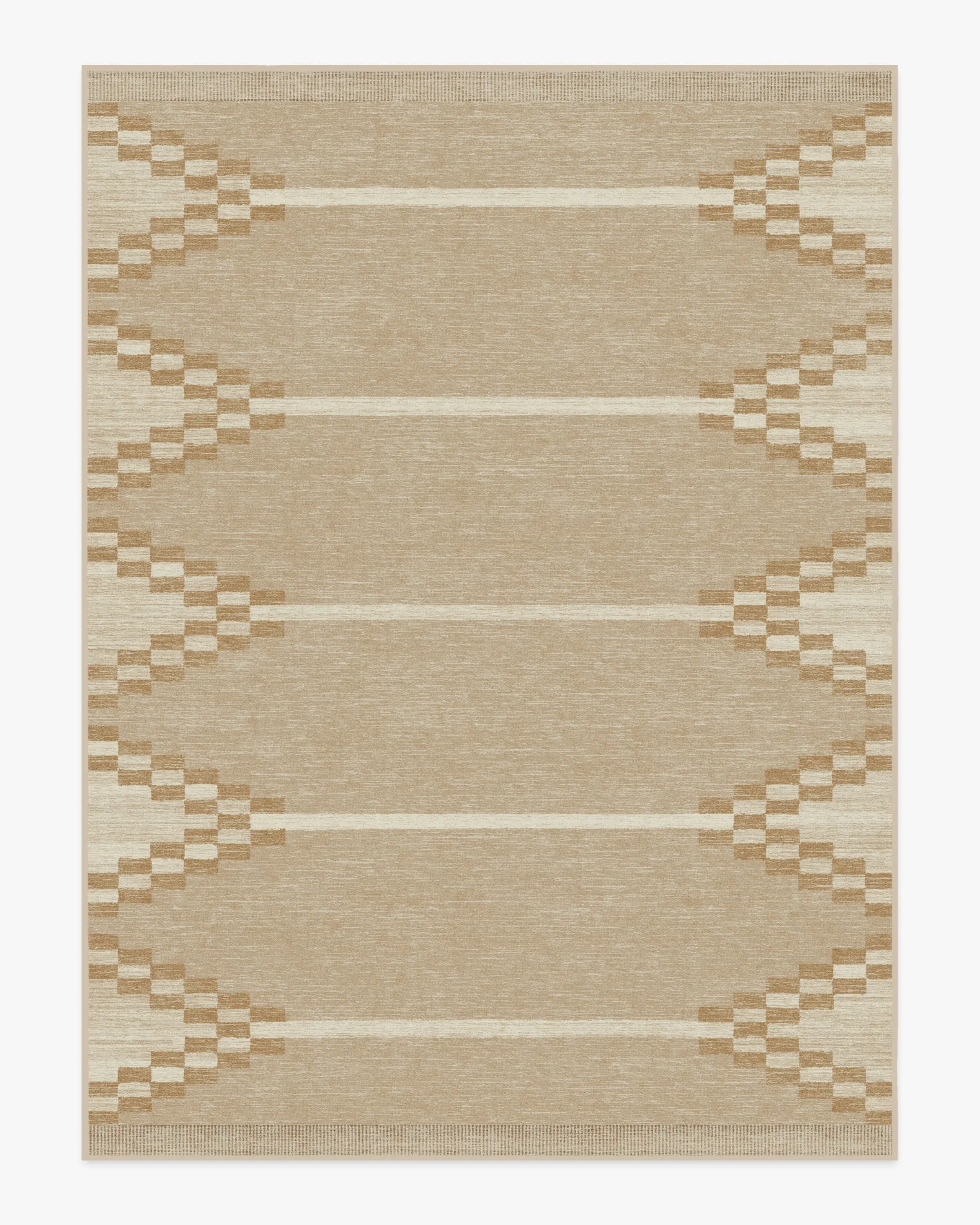 Large Area Rug Machine Washable - Natural