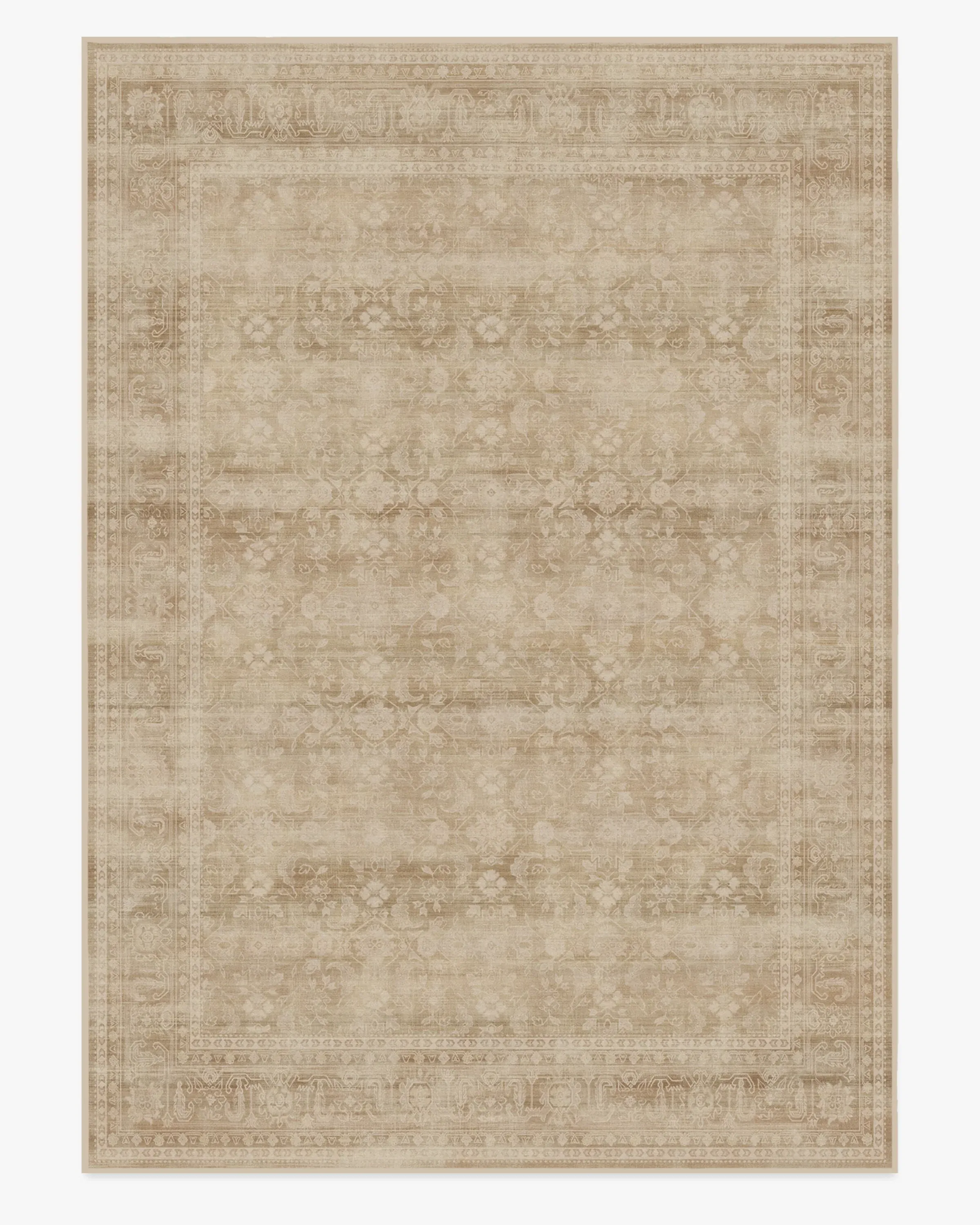 Large Area Rug Machine Washable - Natural