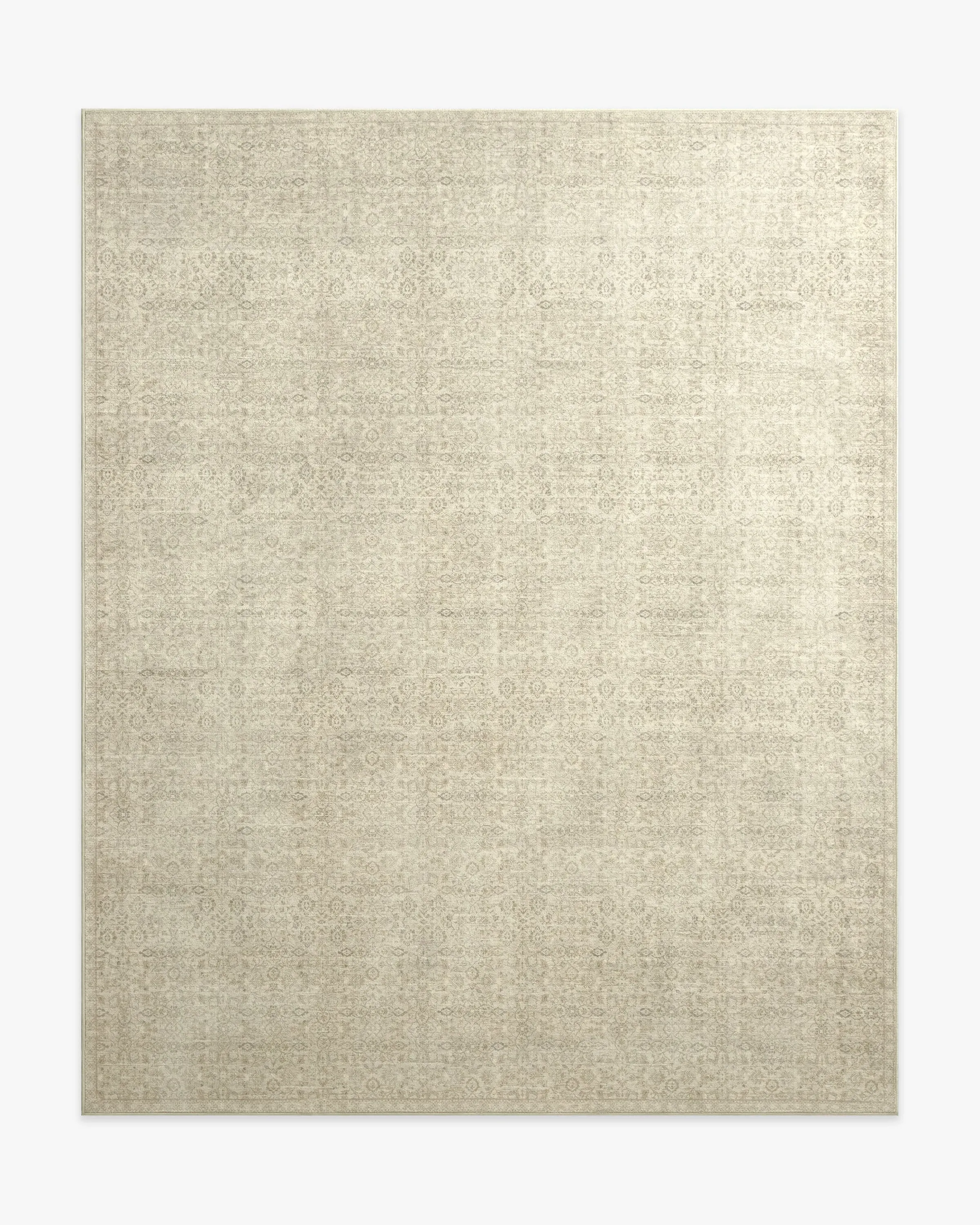 Large Area Rug Machine Washable - Natural
