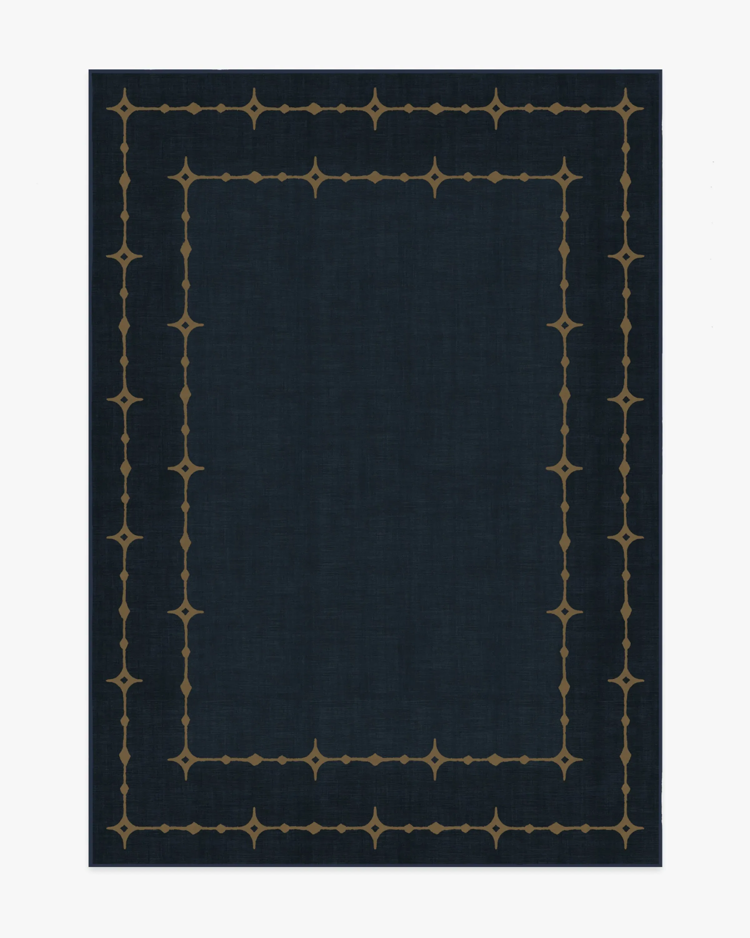Large Area Rug Machine Washable - Navy