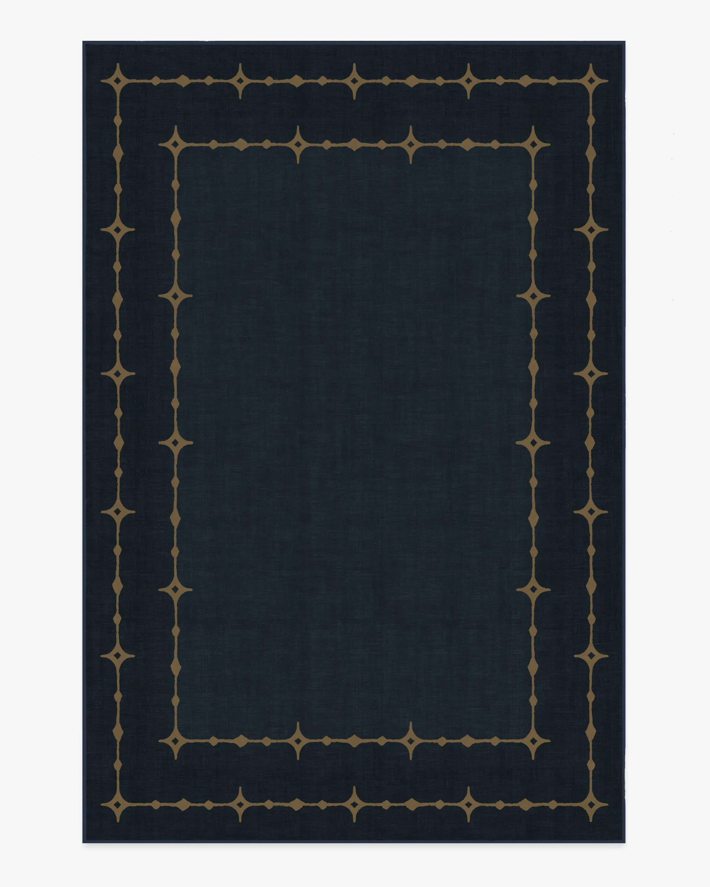 Large Area Rug Machine Washable - Navy