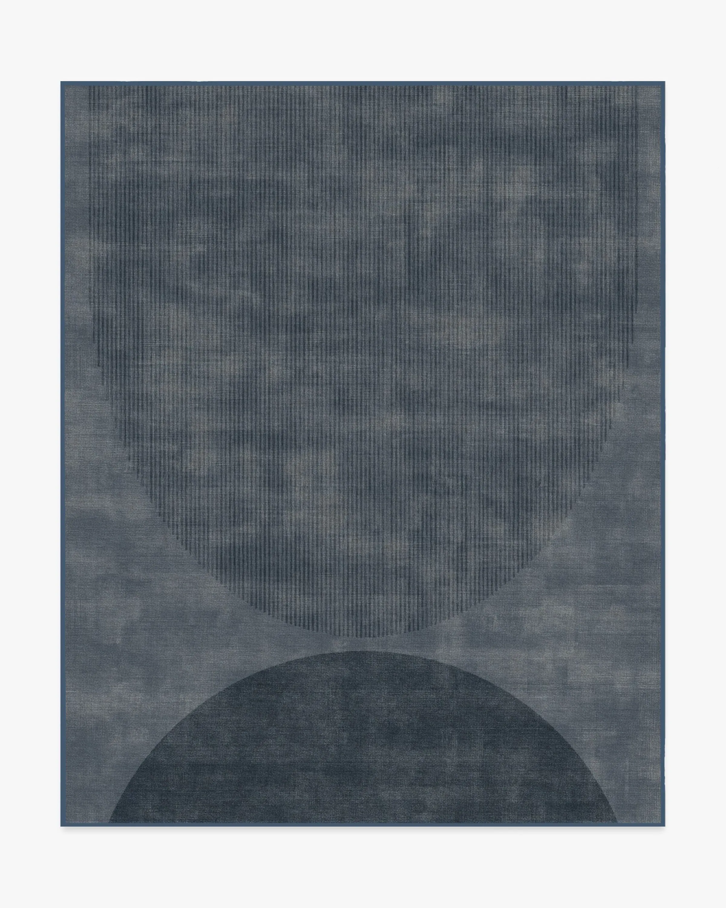 Large Area Rug Machine Washable - Navy