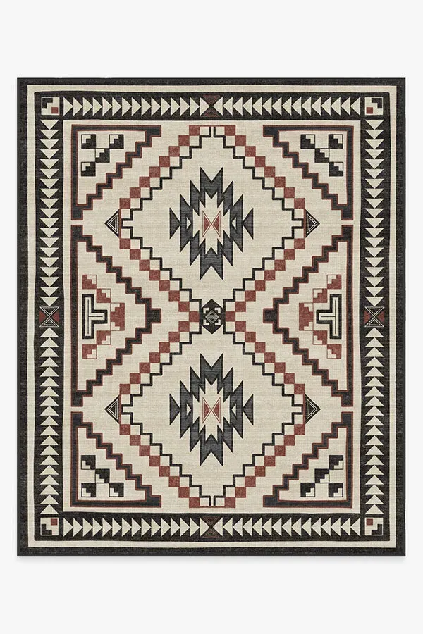 Large Area Rug Machine Washable - Neutral