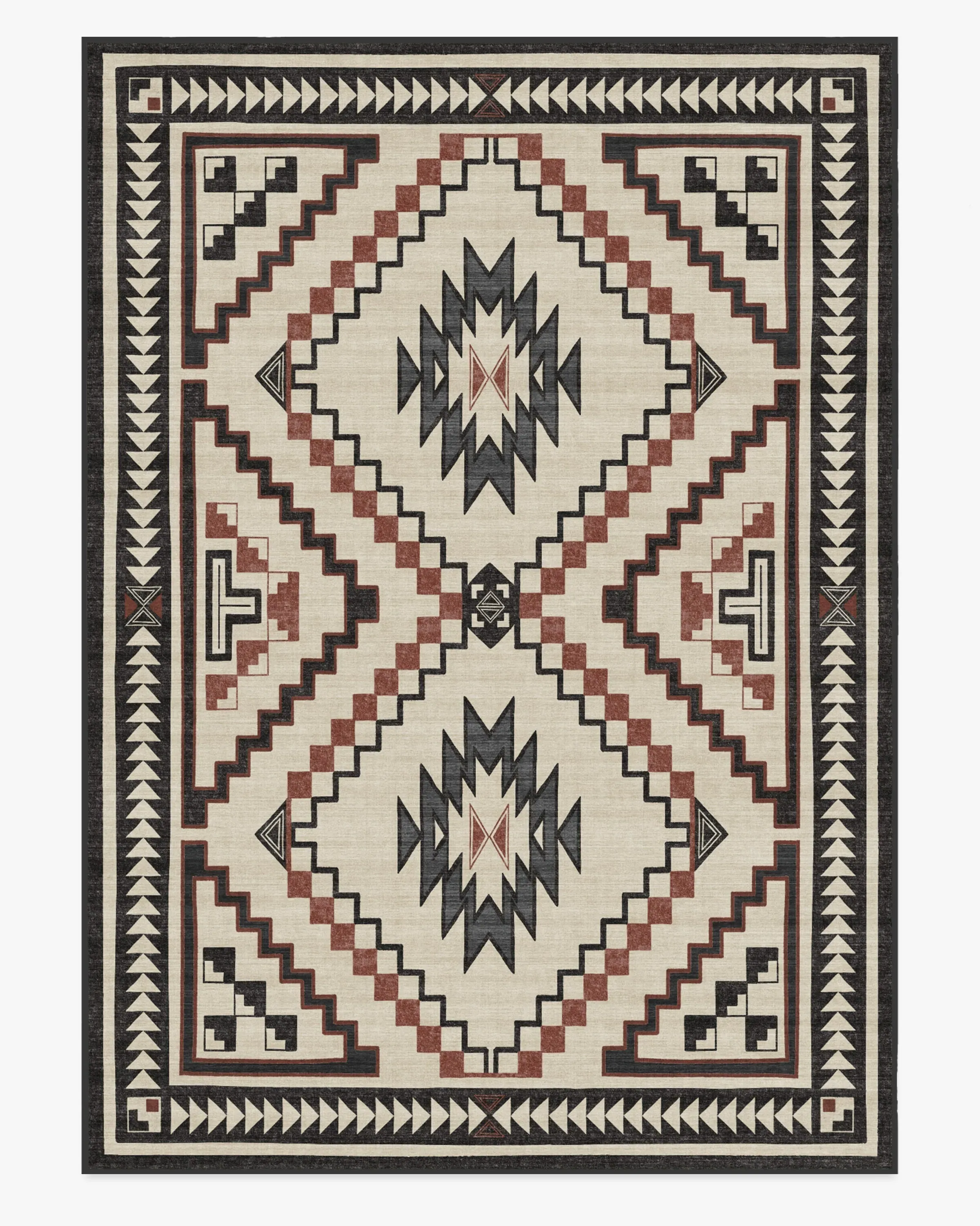 Large Area Rug Machine Washable - Neutral