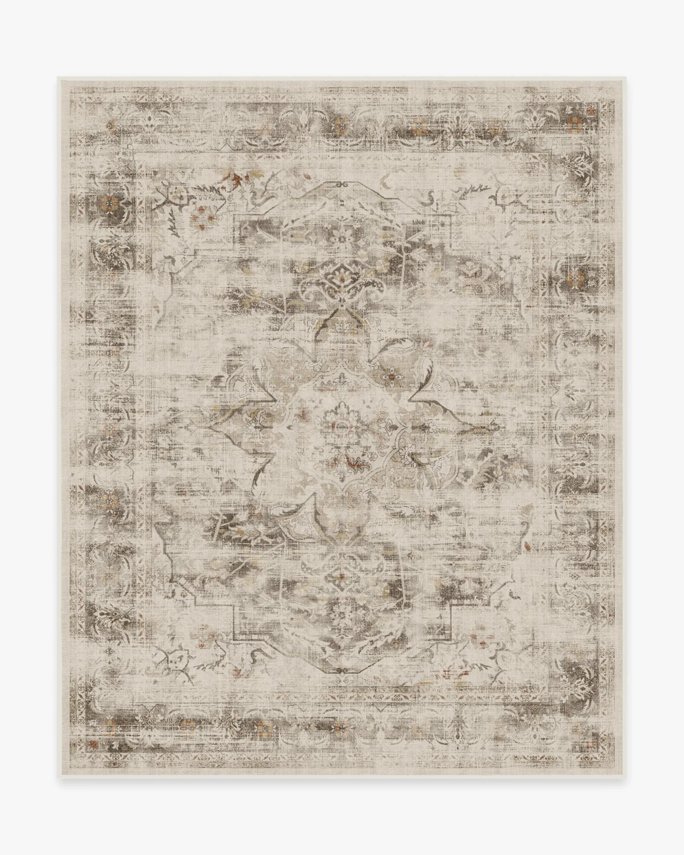 Large Area Rug Machine Washable - Neutral