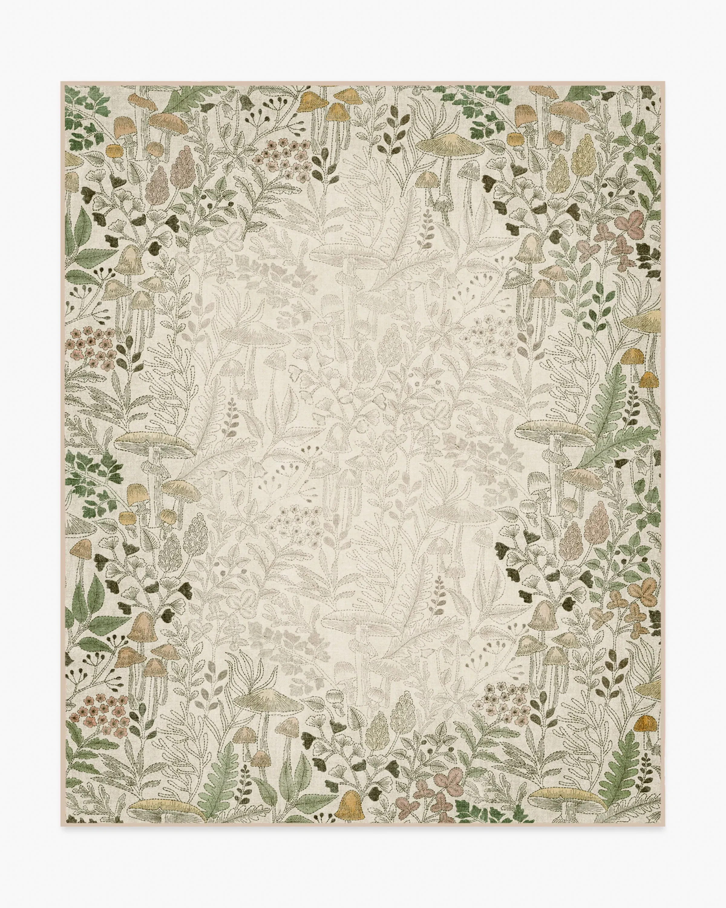 Large Area Rug Machine Washable - Neutral