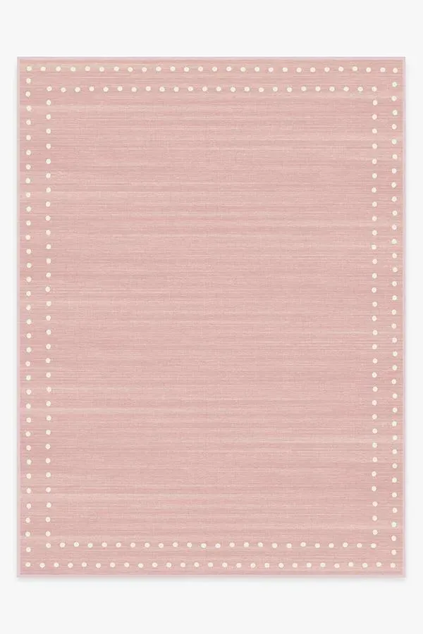 Large Area Rug Machine Washable - Pink