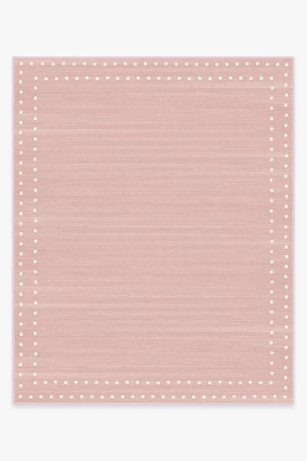 Large Area Rug Machine Washable - Pink