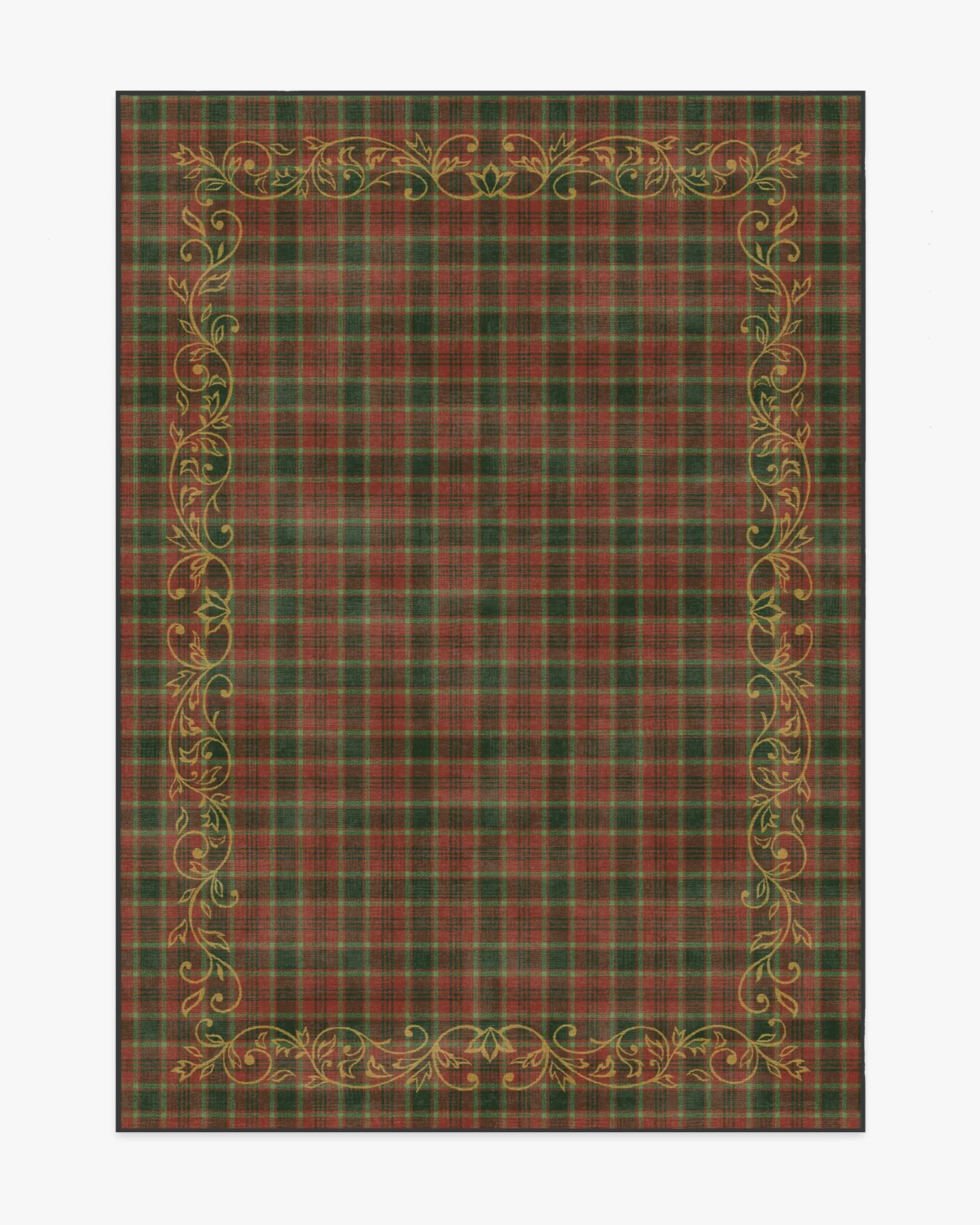 Large Area Rug Machine Washable - Red