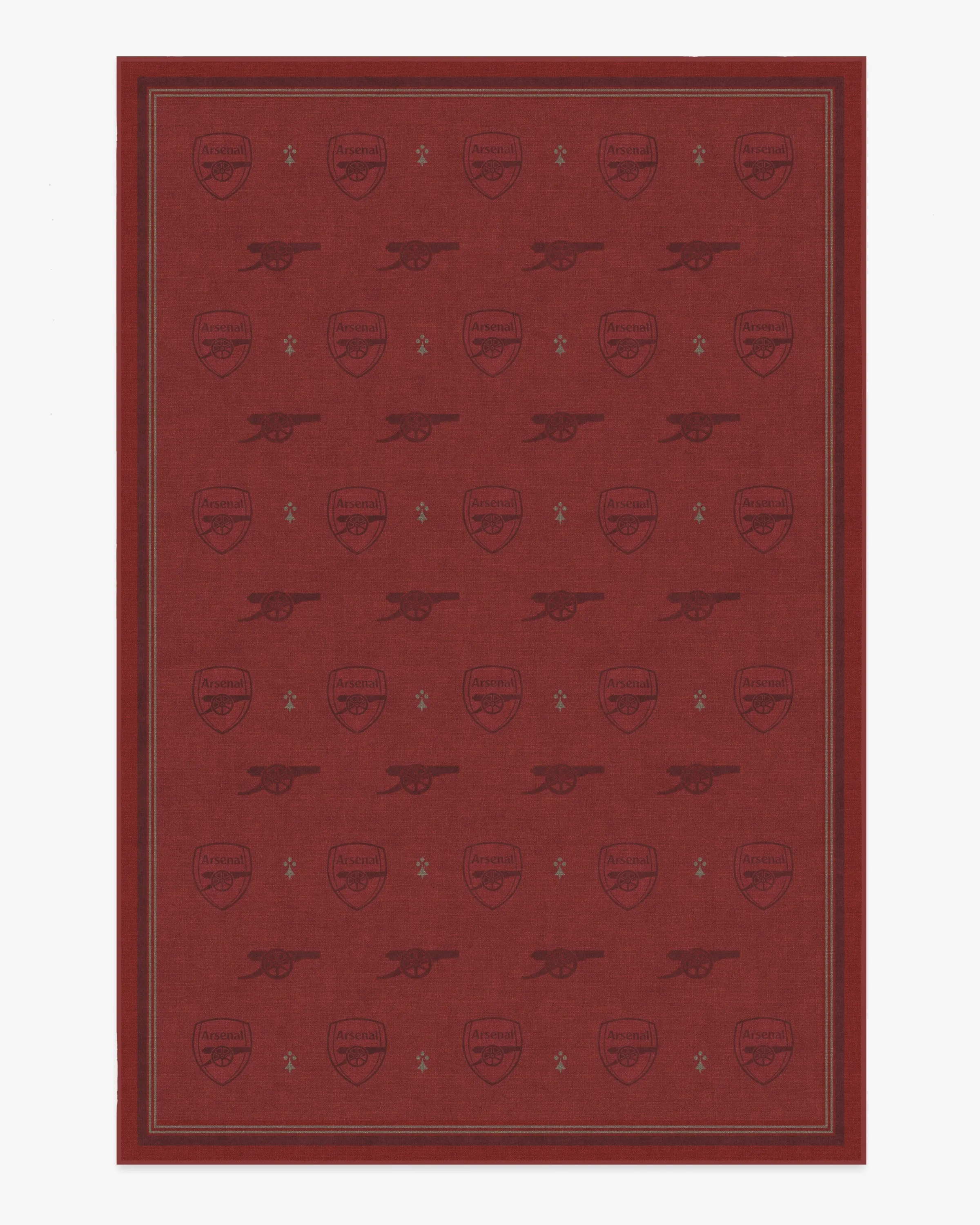 Large Area Rug Machine Washable - Red
