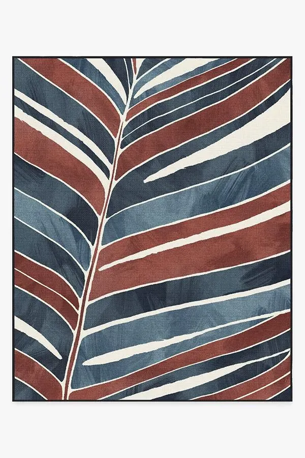 Large Area Rug Machine Washable - Red