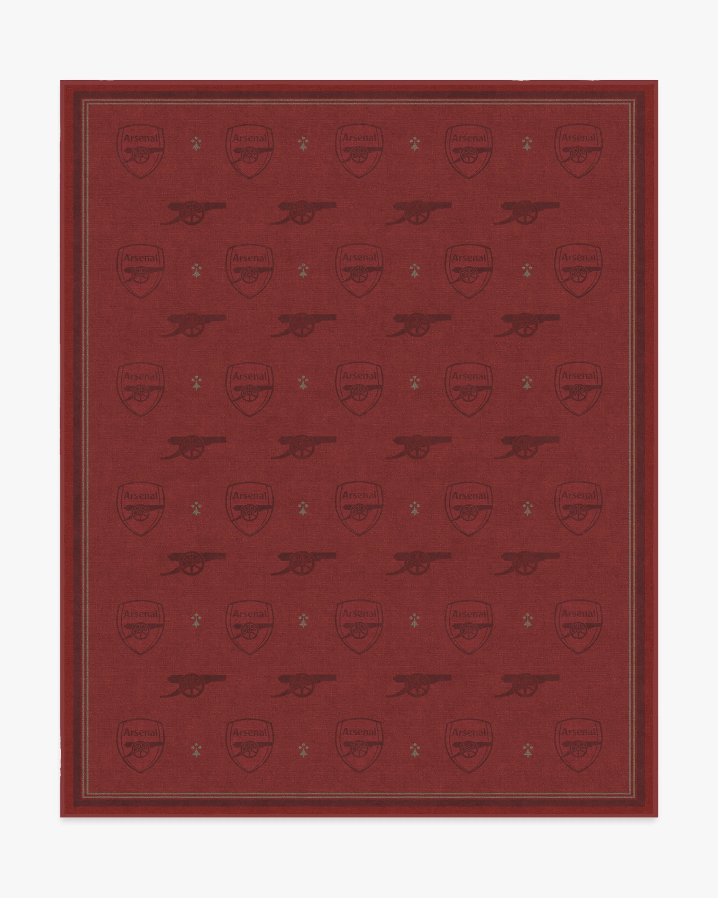 Large Area Rug Machine Washable - Red
