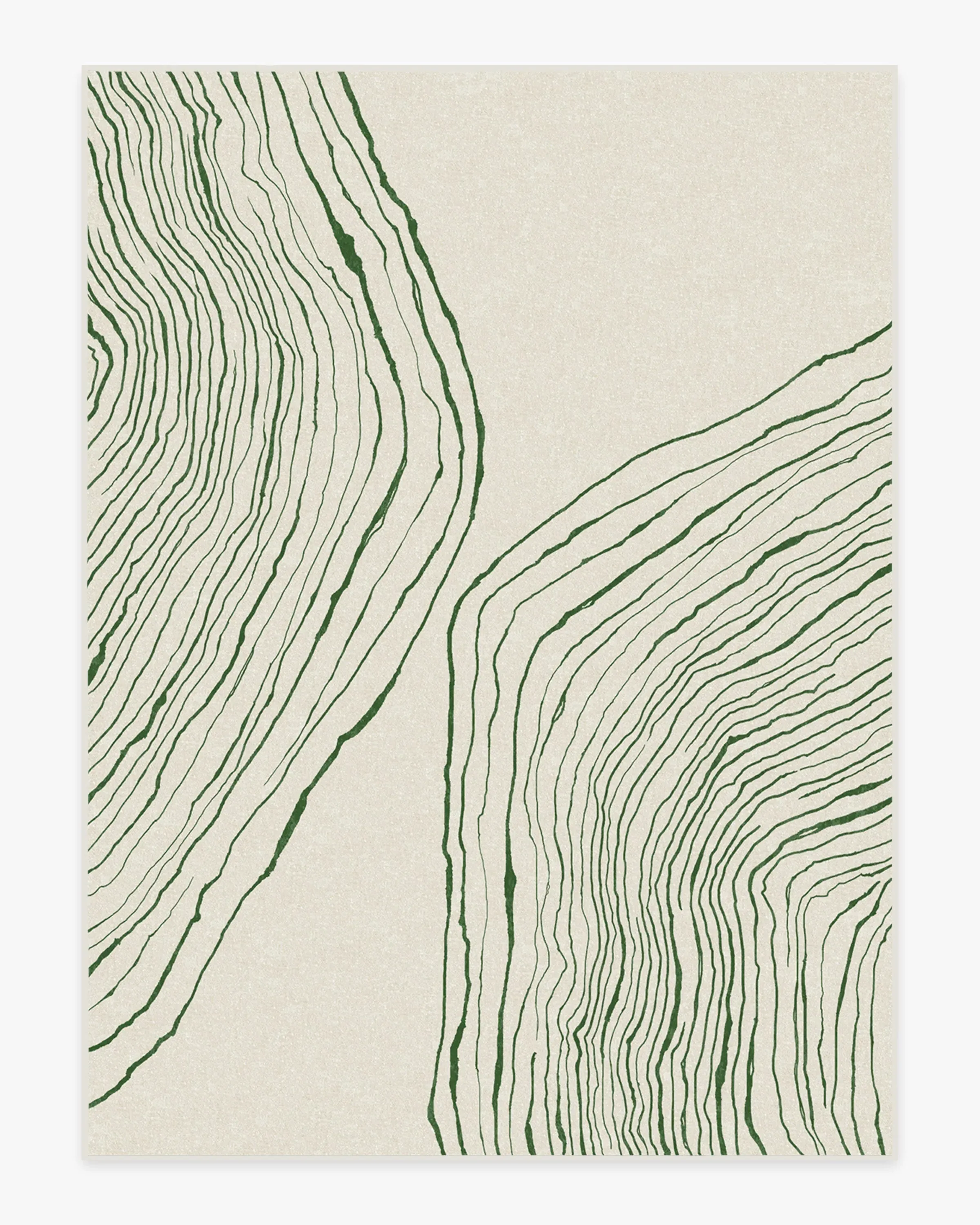 Large Area Rug Machine Washable - Sage, Chenille