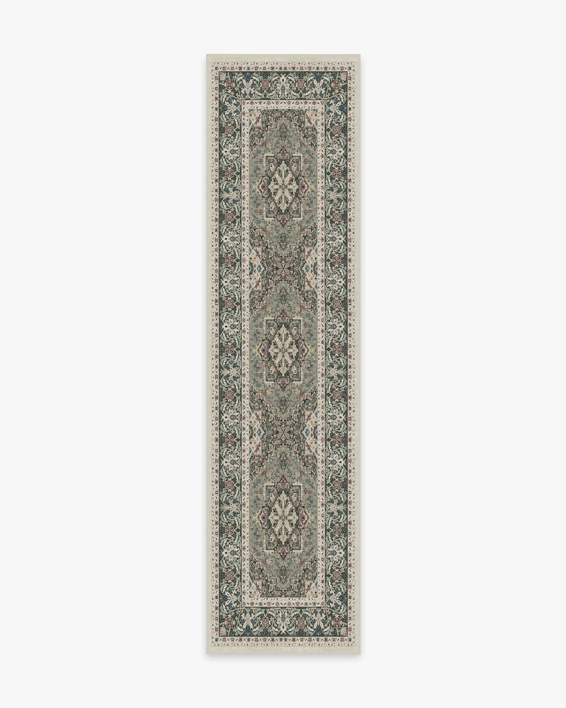 Large Area Rug Machine Washable - Sage, Chenille