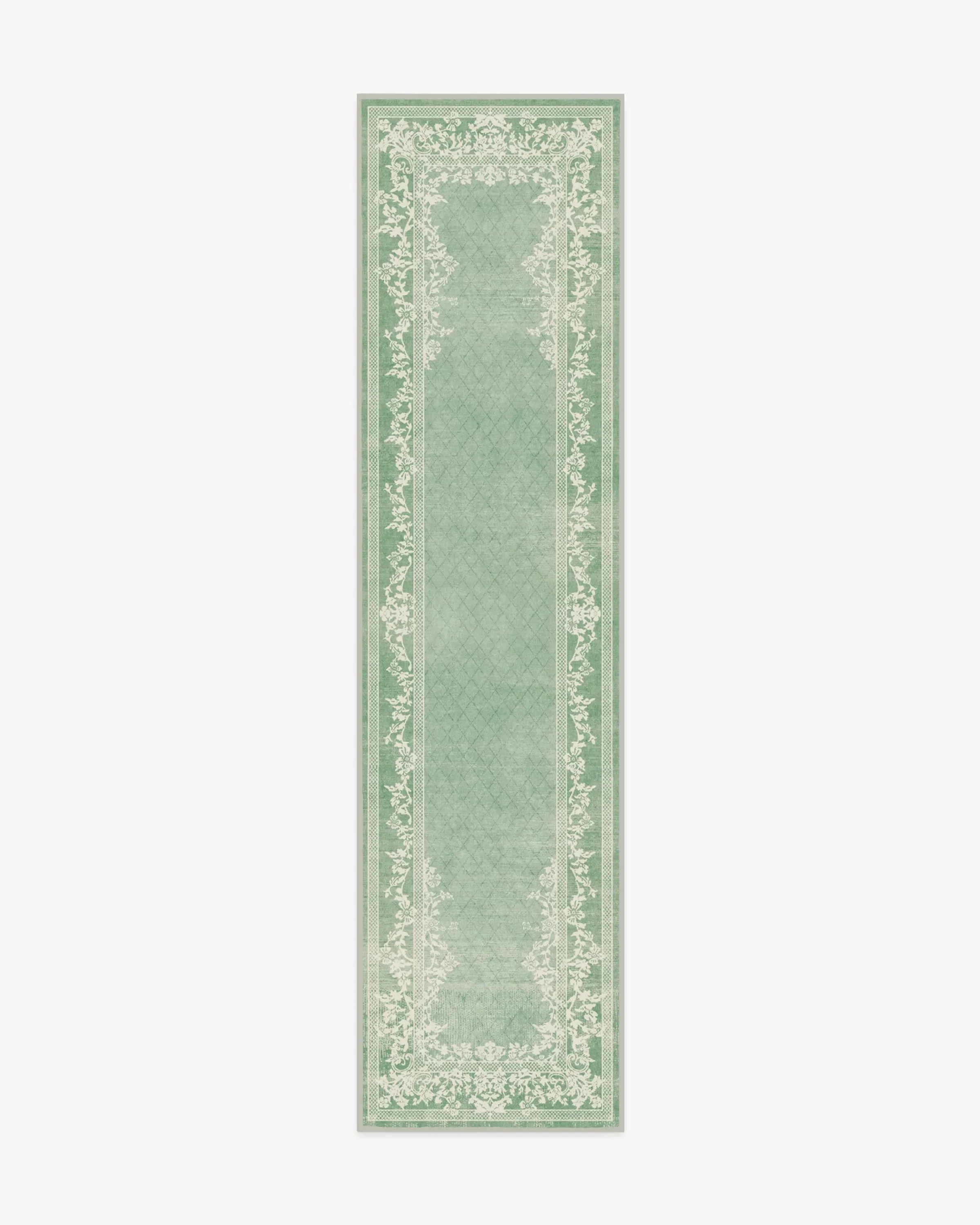 Large Area Rug Machine Washable - Sage Green