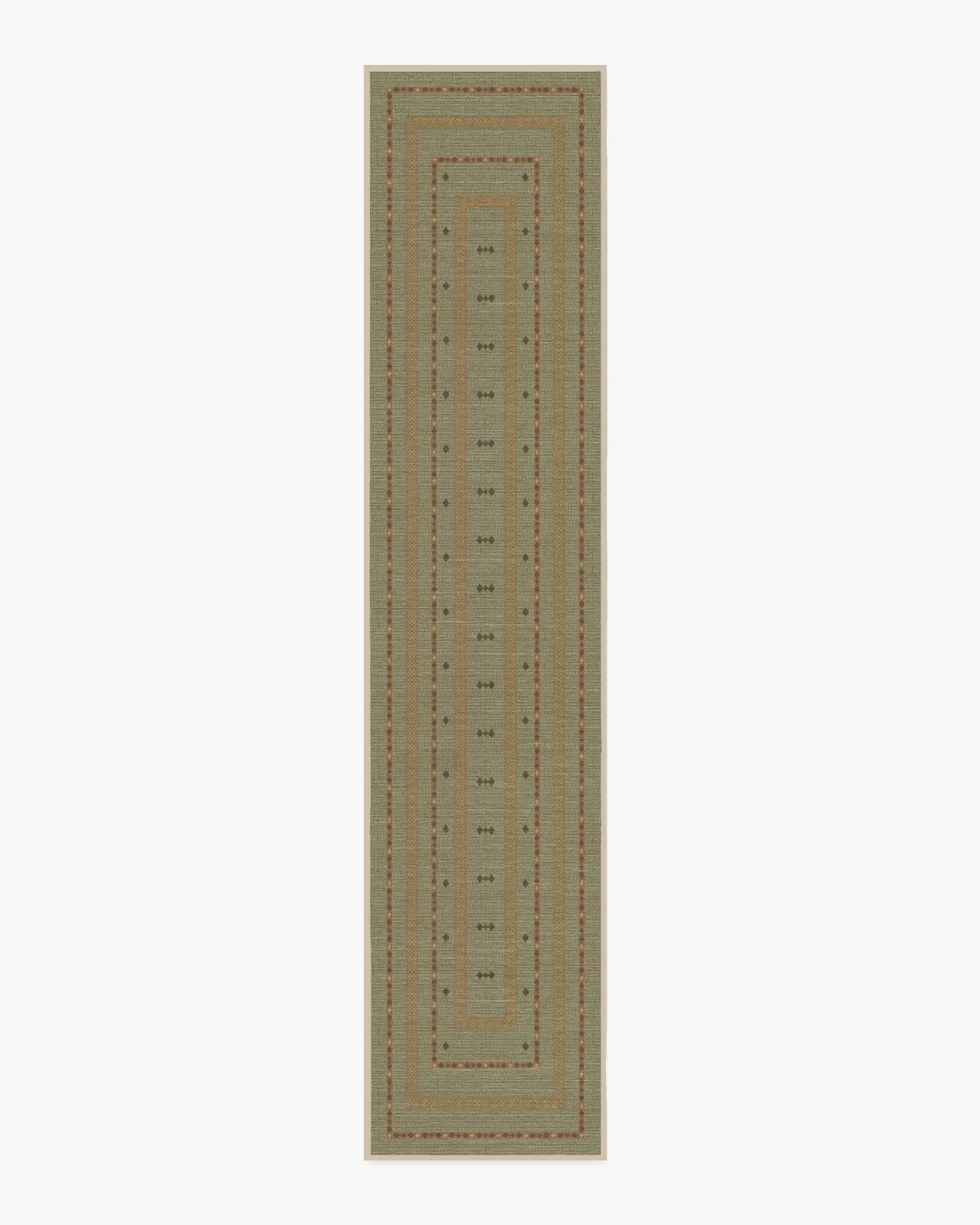Large Area Rug Machine Washable - Sage Green