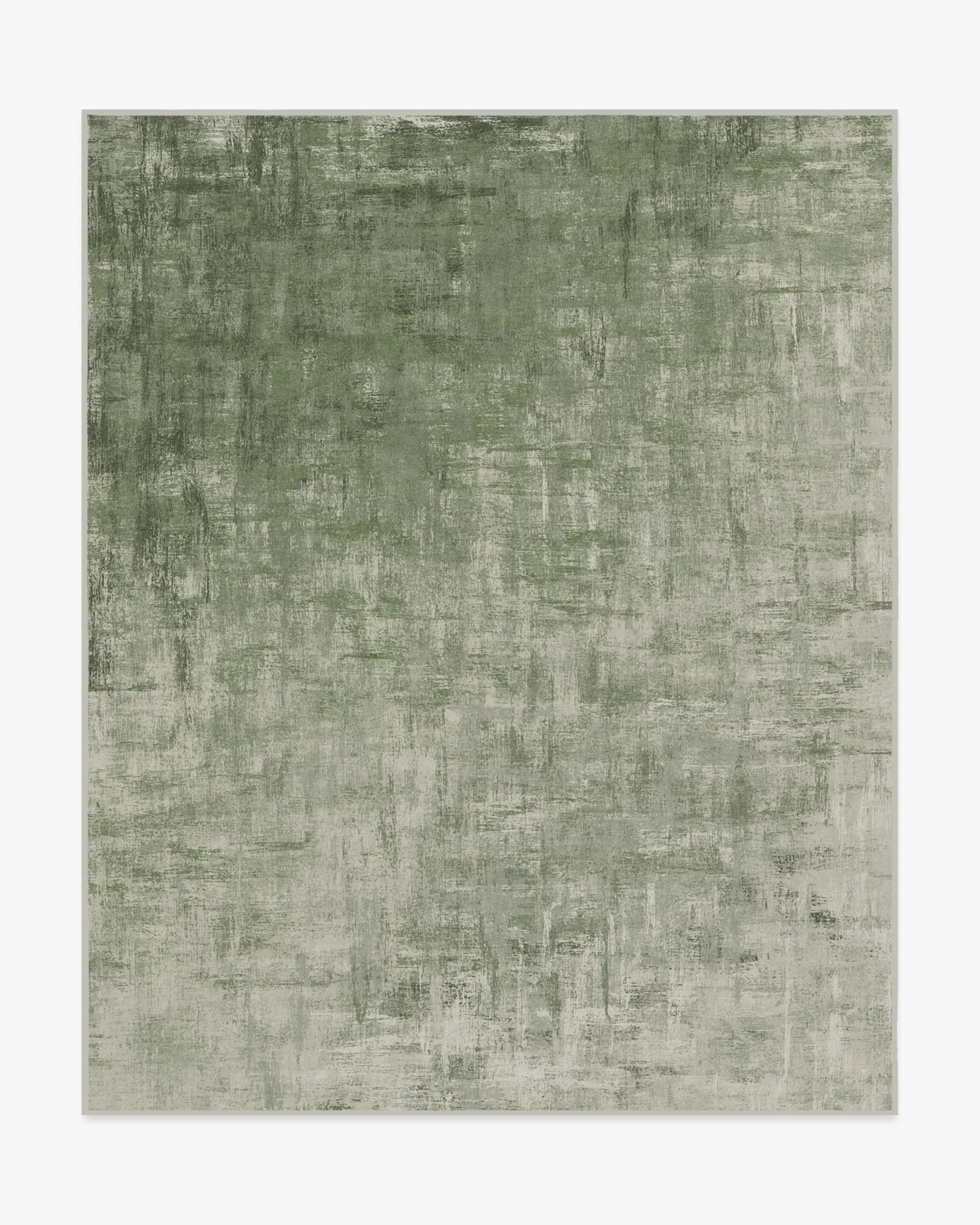 Large Area Rug Machine Washable - Sage Green