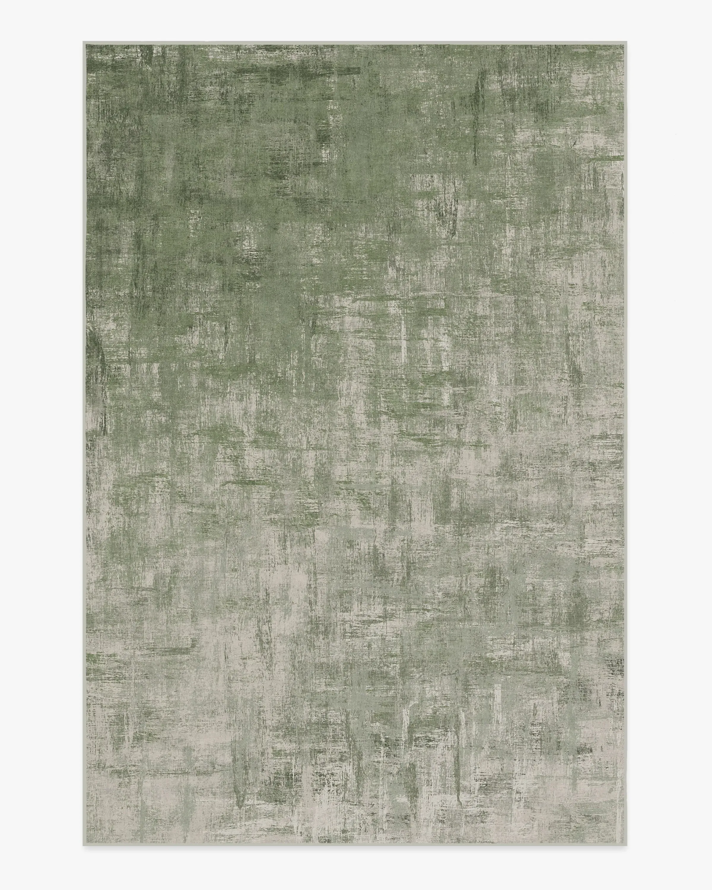Large Area Rug Machine Washable - Sage Green