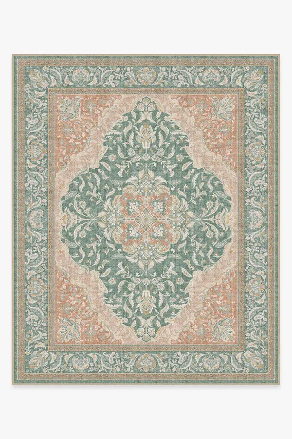 Large Area Rug Machine Washable - Sage