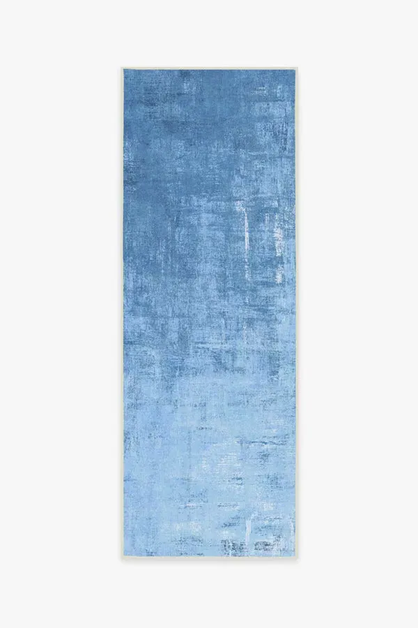 Large Area Rug Machine Washable - Sky Blue