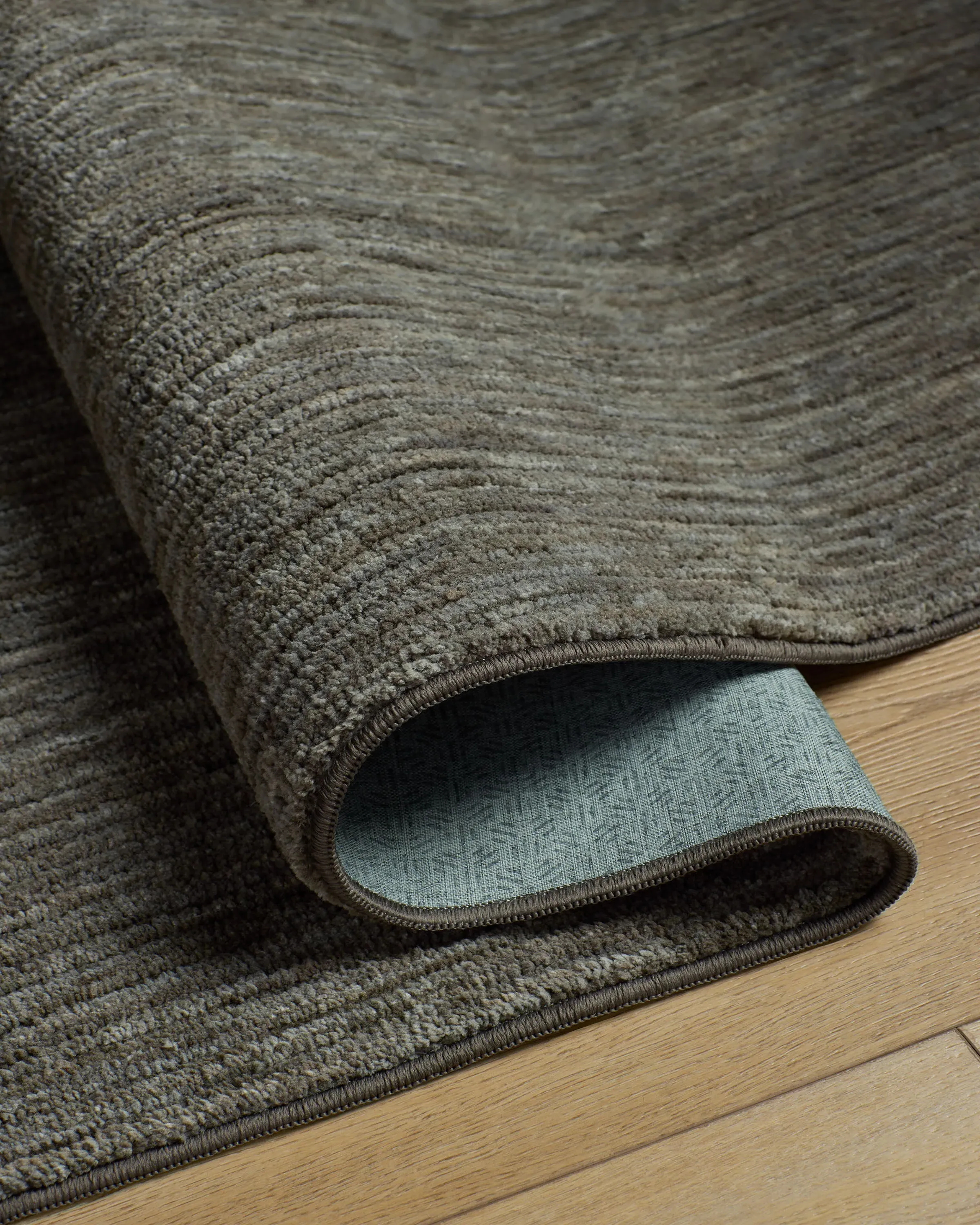 Large Area Rug Machine Washable - Smoke Grey