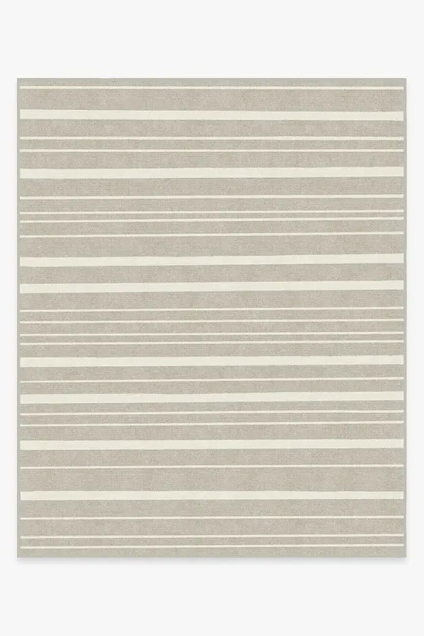 Large Area Rug Machine Washable - Stone, Flatwoven