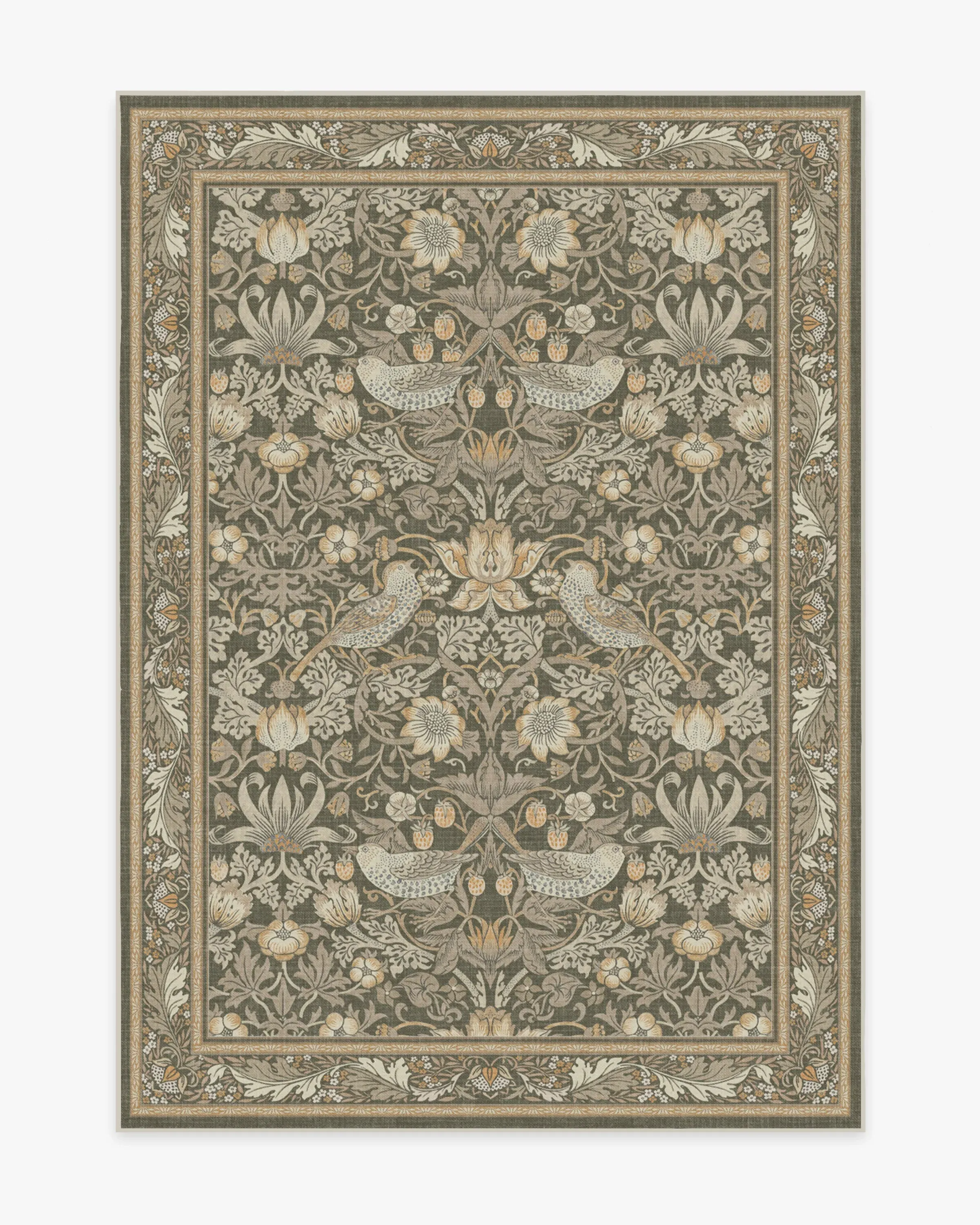 Large Area Rug Machine Washable - Stone Gold