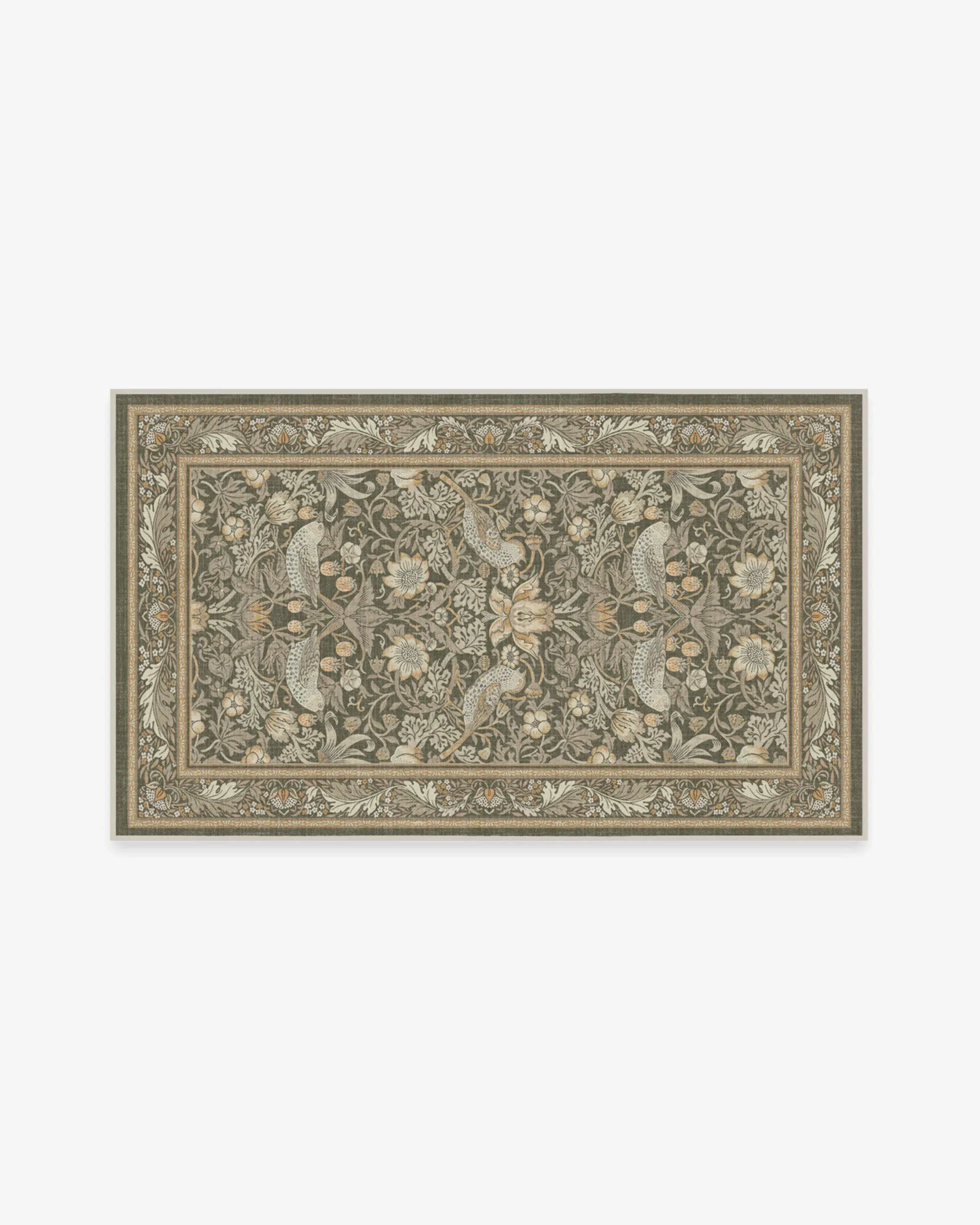 Large Area Rug Machine Washable - Stone Gold
