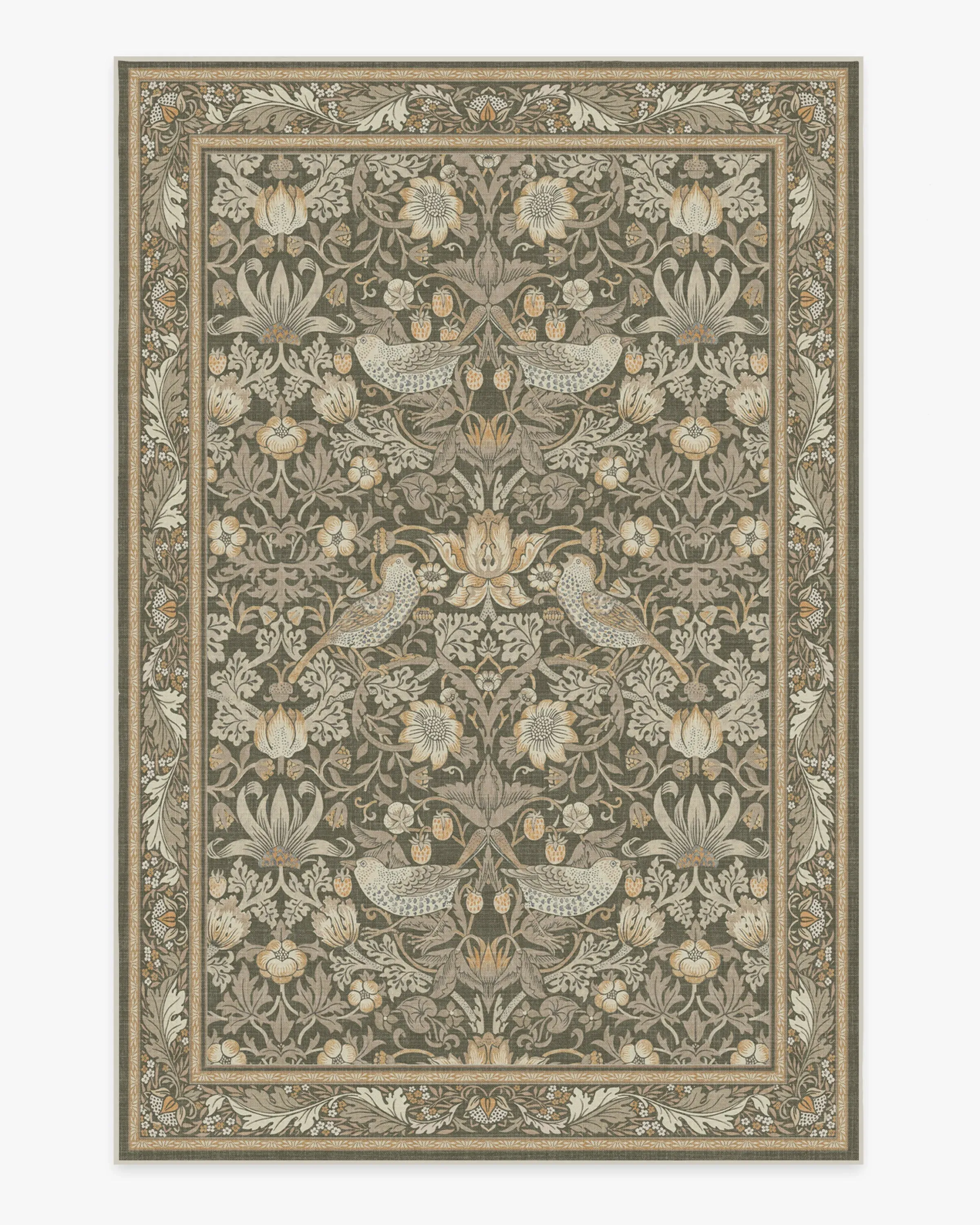 Large Area Rug Machine Washable - Stone Gold