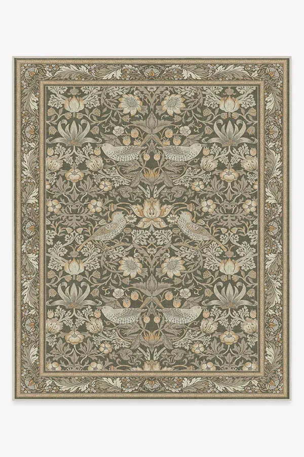 Large Area Rug Machine Washable - Stone Gold
