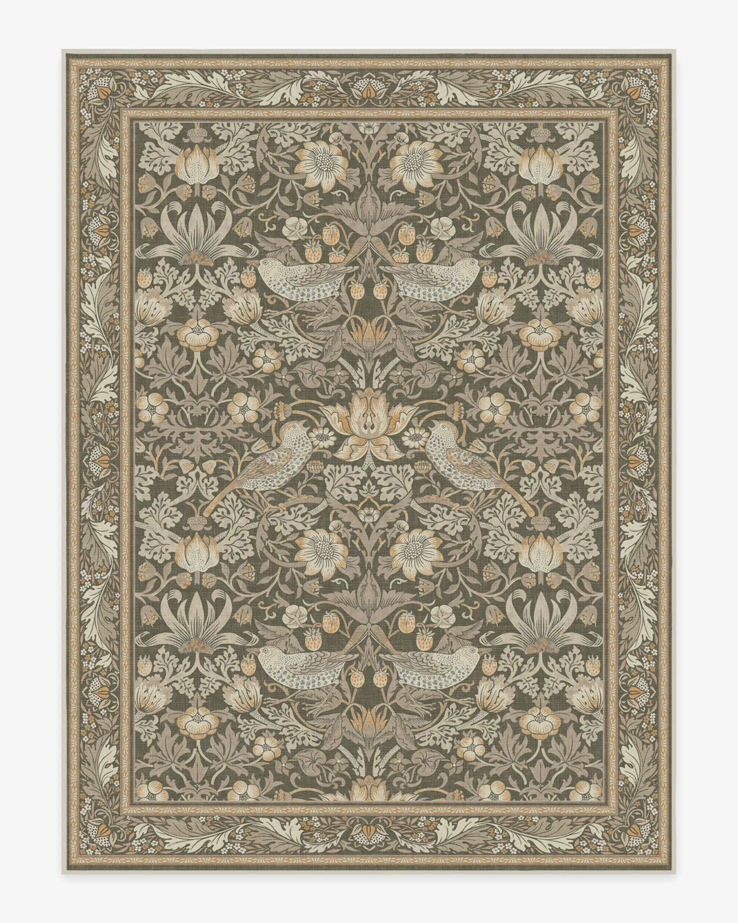 Large Area Rug Machine Washable - Stone Gold