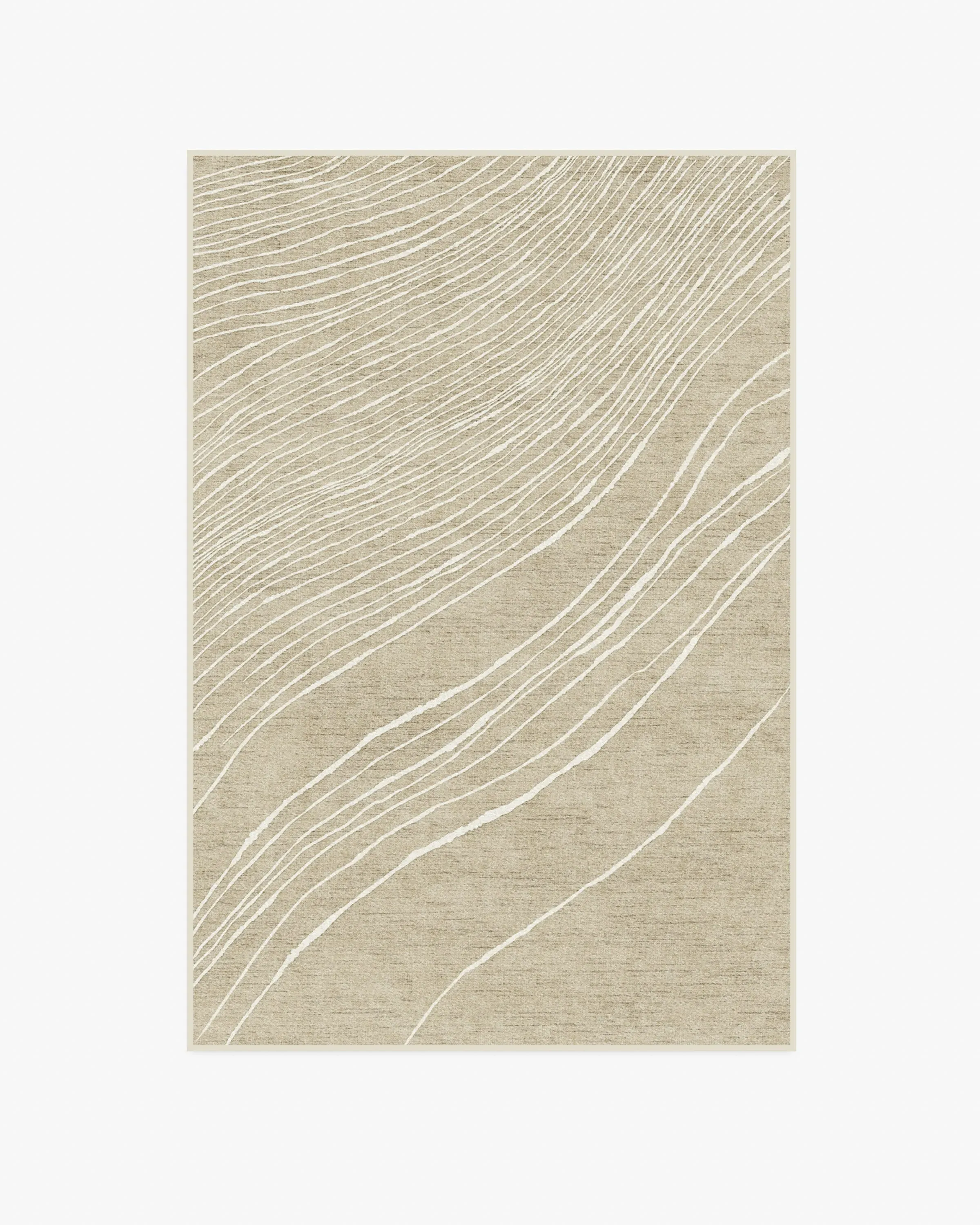 Large Area Rug Machine Washable - Stone, Ivory