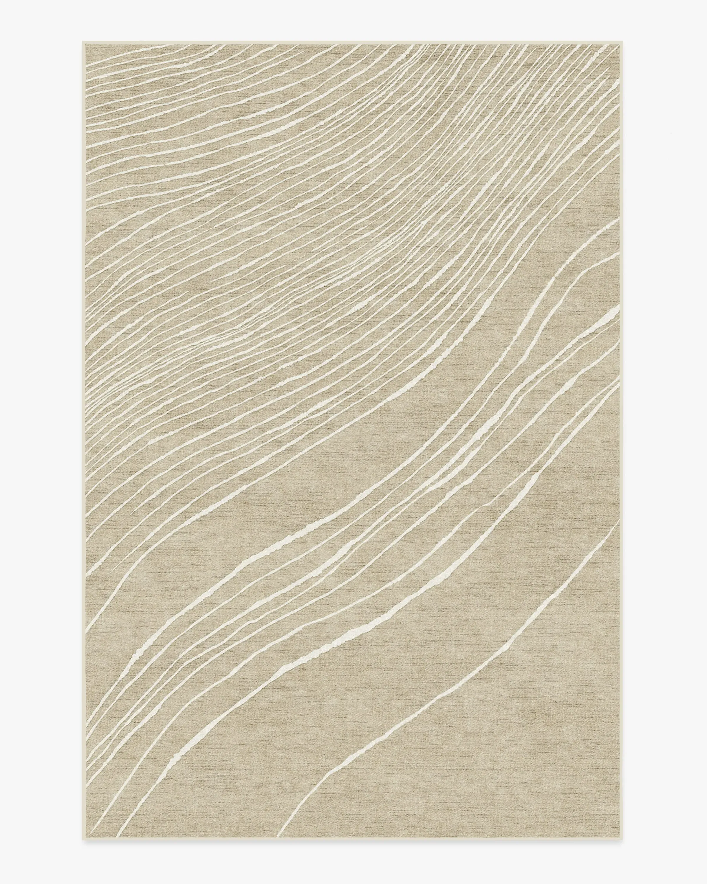 Large Area Rug Machine Washable - Stone, Ivory
