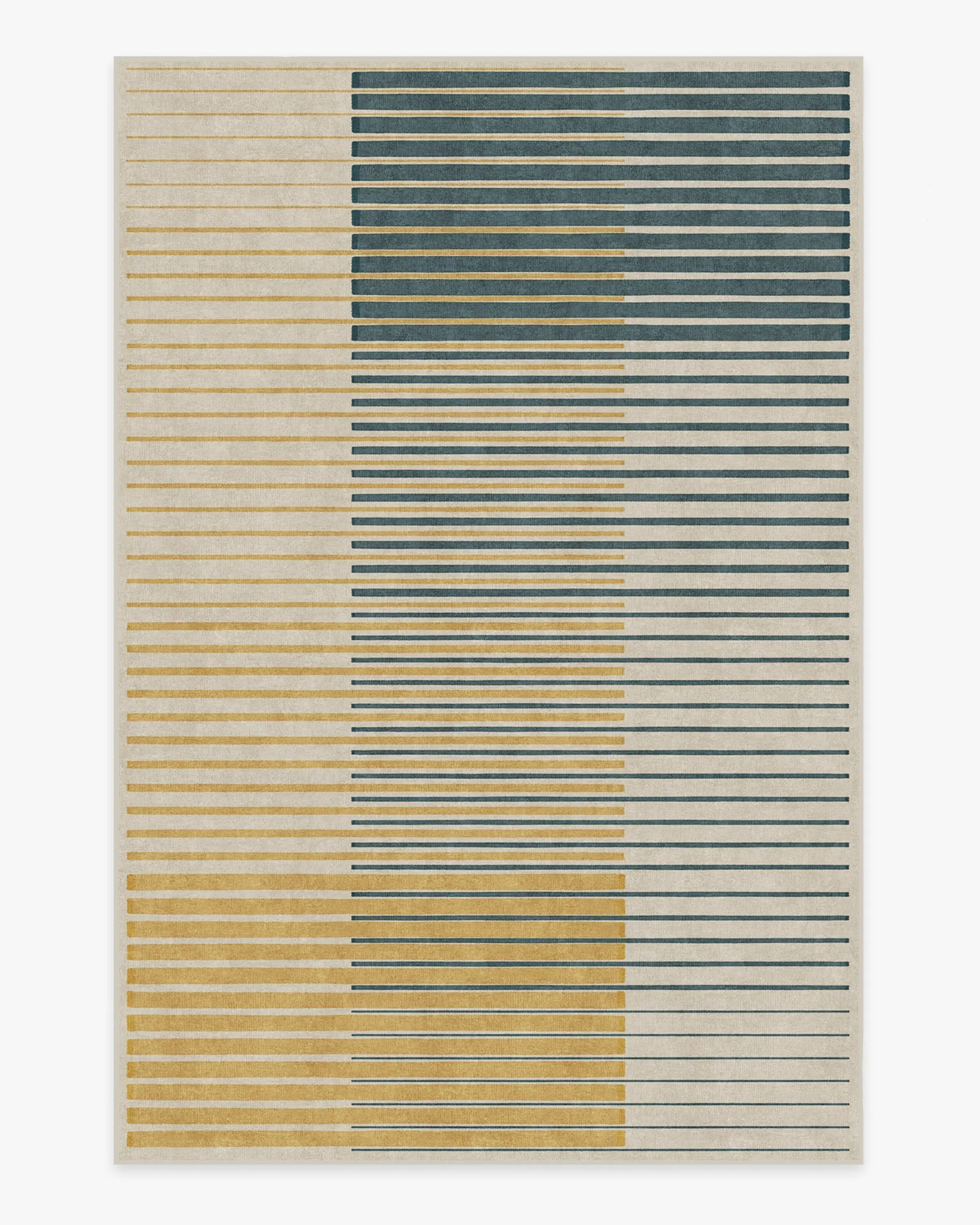 Large Area Rug Machine Washable - Teal