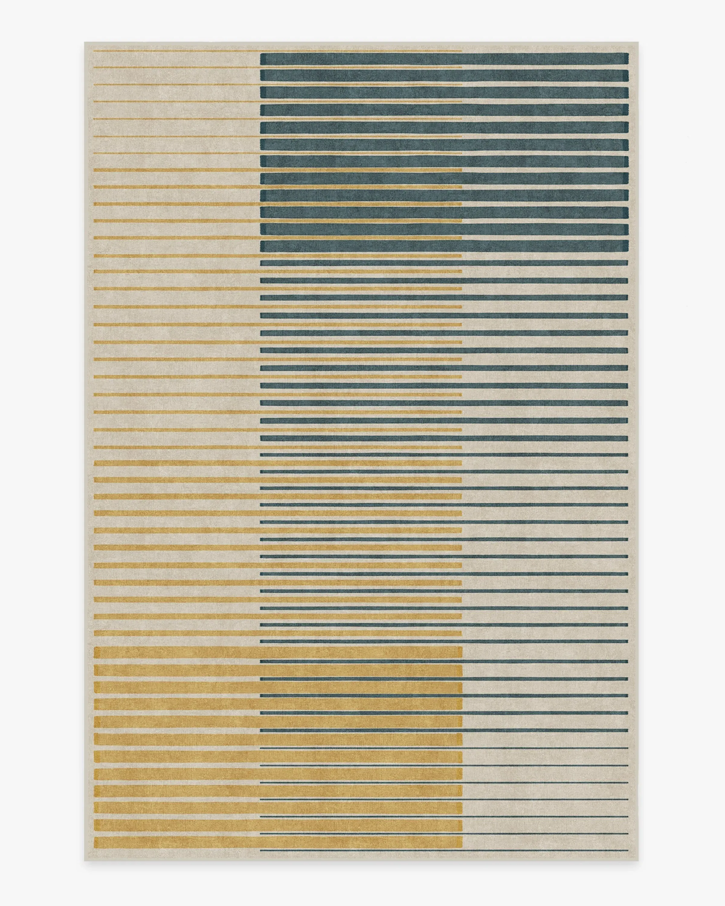 Large Area Rug Machine Washable - Teal