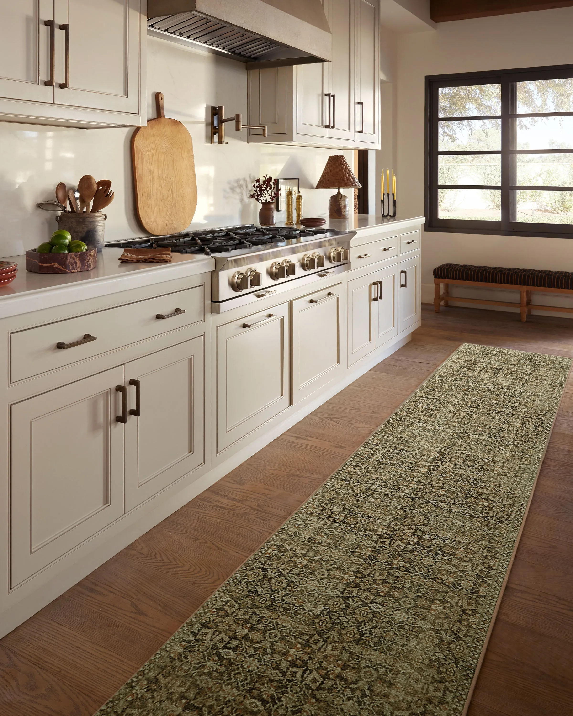 Large Area Rug Machine Washable - Wheat