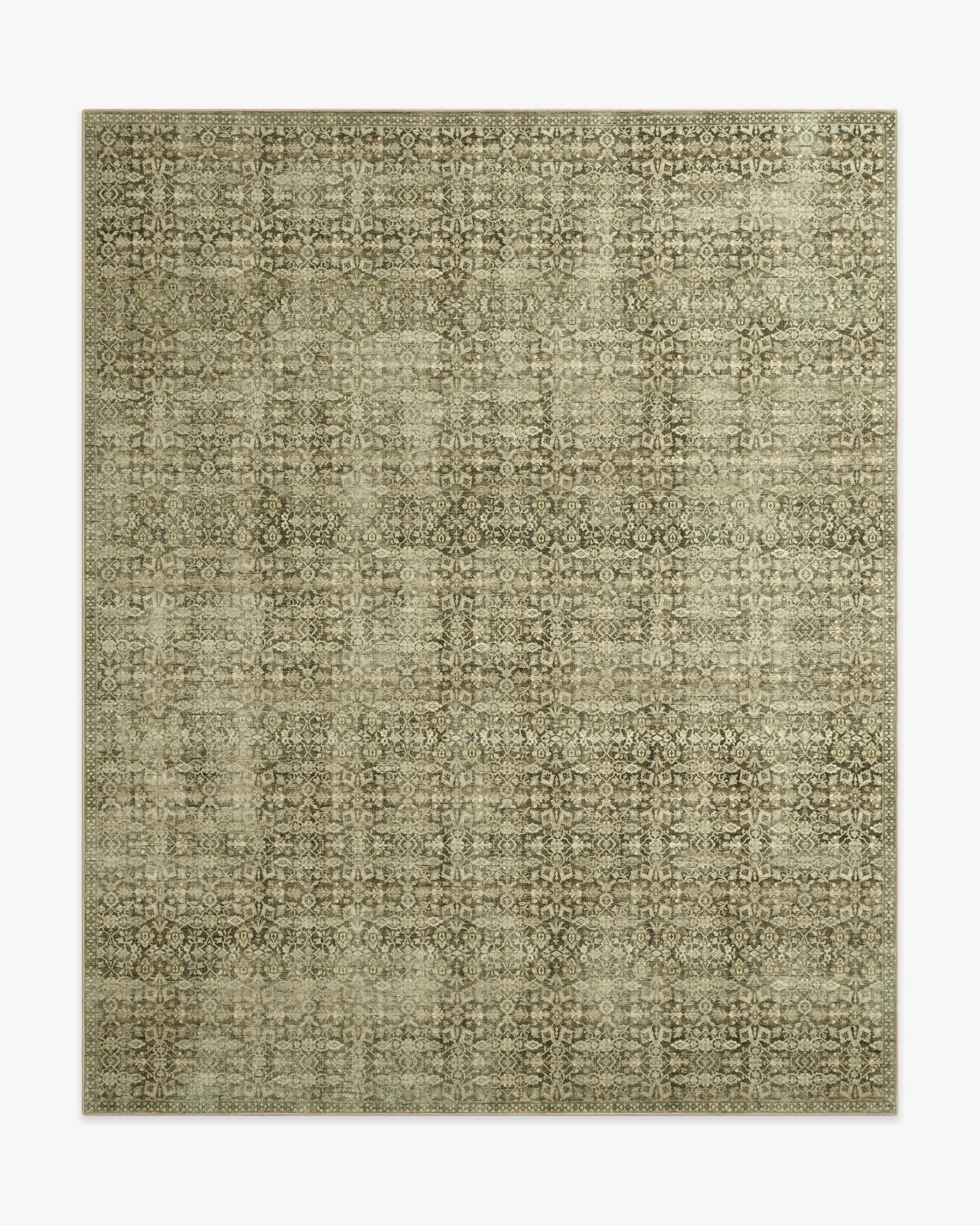 Large Area Rug Machine Washable - Wheat