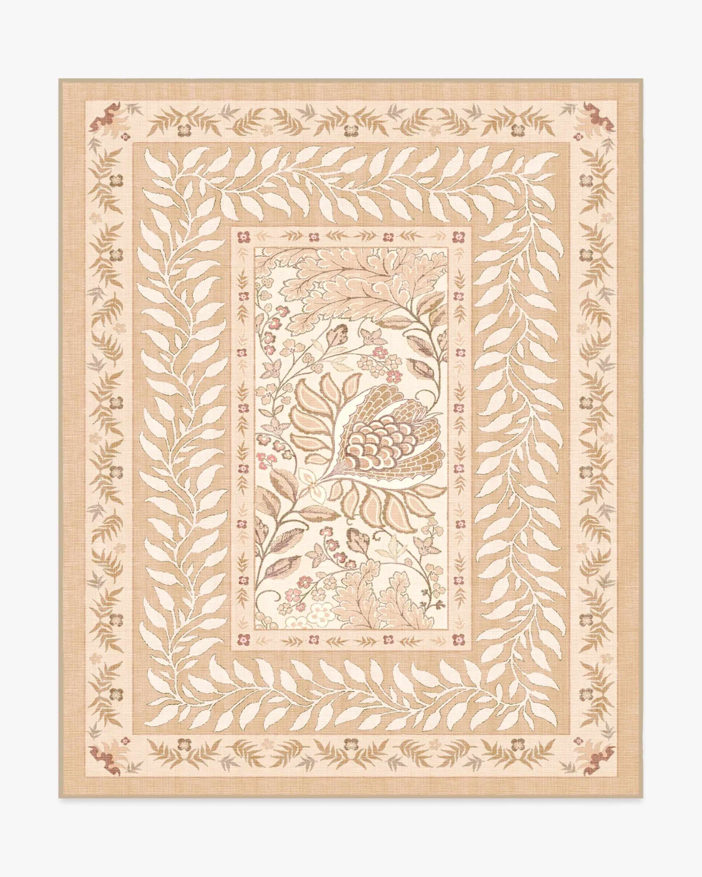 Large Area Rug Machine Washable - Wheat